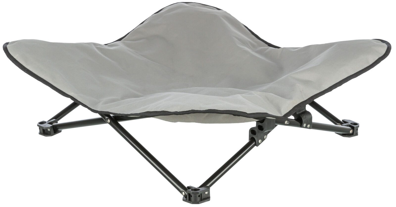 TRIXIE Hundebett Camping-Bett - beige/schwarz - 69 × 20 × 69 cm