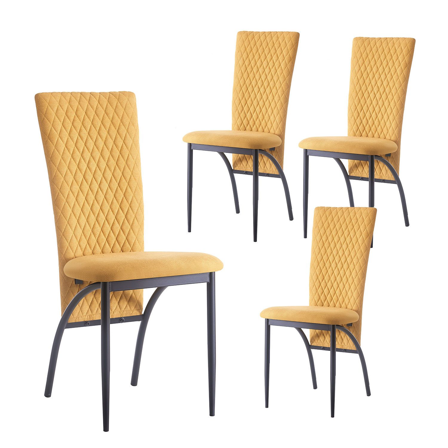 B&D home 4-Fußstuhl THADDÄUS (4er Set, günstig online kaufen