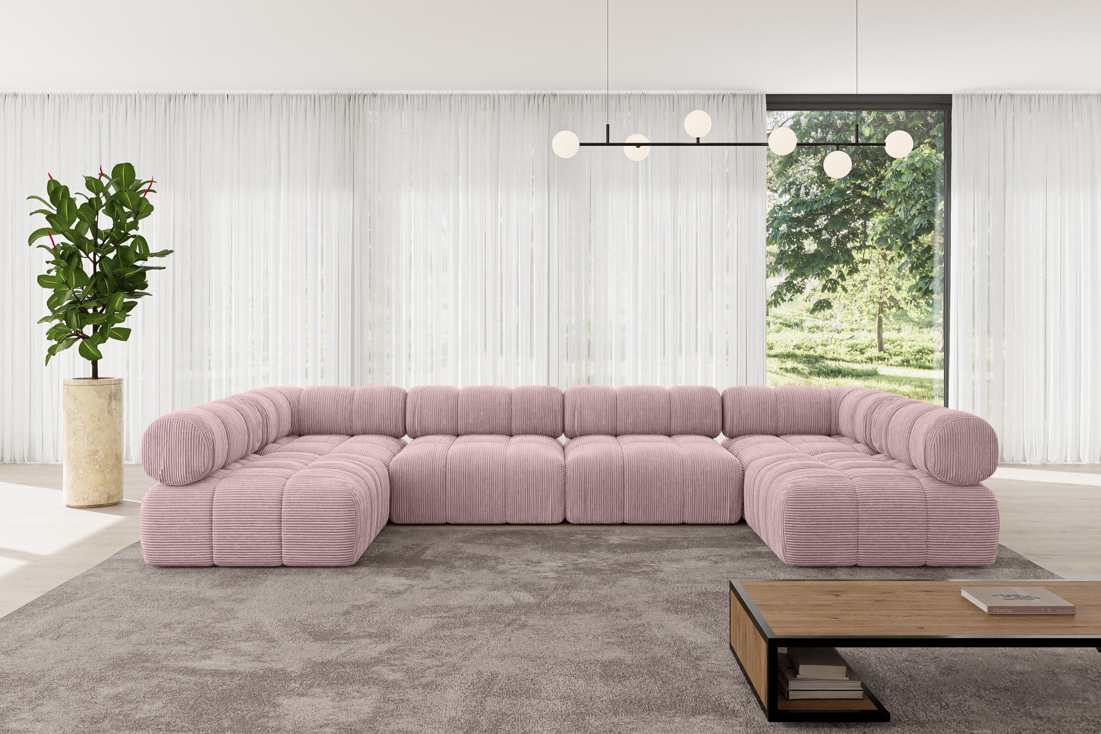 ALTDECOR Wohnlandschaft Garvo-U2, Corner Sofa U-Form günstig online kaufen