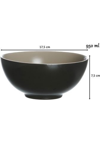 Ritzenhoff & Breker Dubenėlis Morelia Steinzeug (Rinkinys 2-tlg) Buddha-Bowls Ø 175 cm