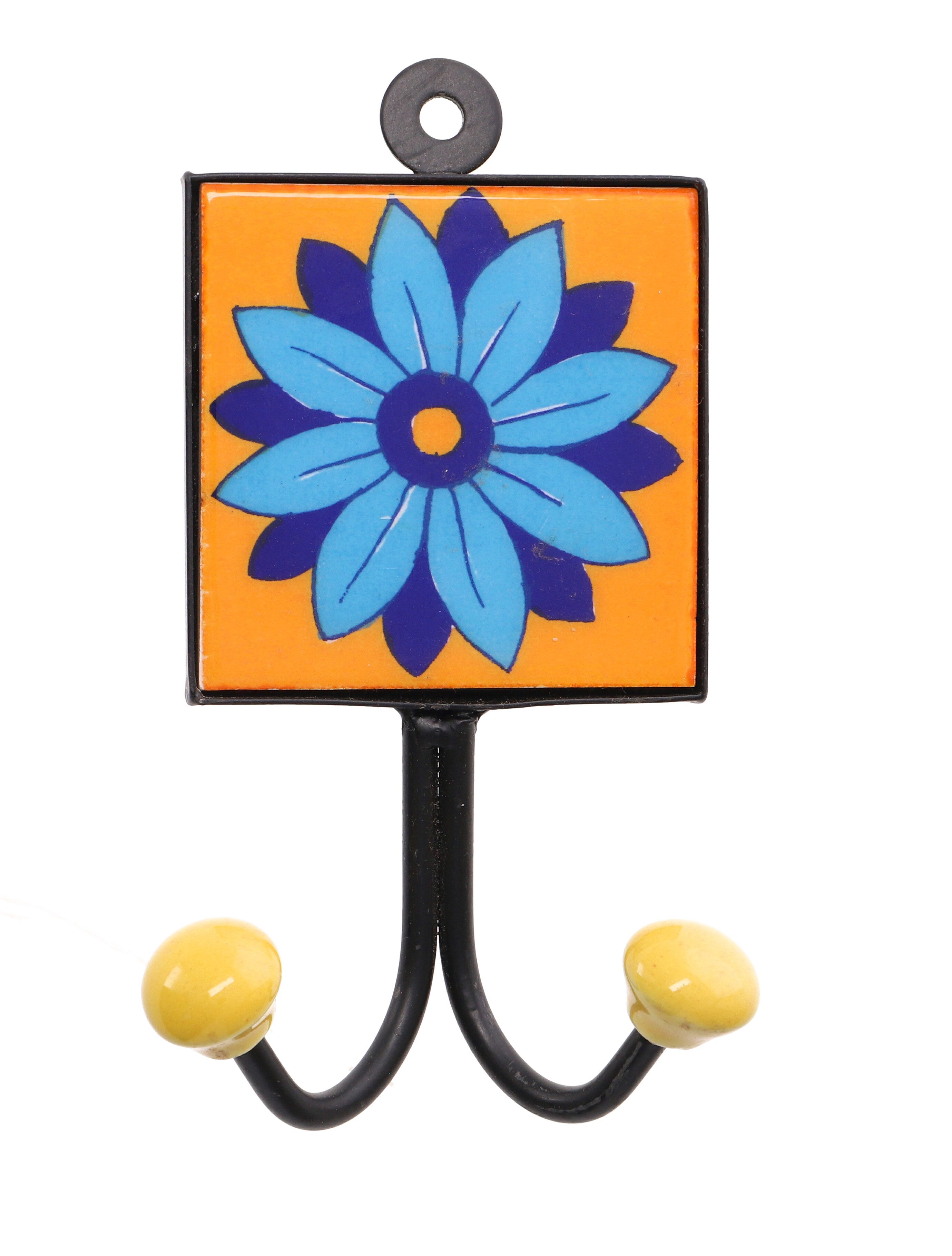 Guru-Shop Kleiderhaken Doppelwandhaken, Garderobenhaken mit.. günstig online kaufen