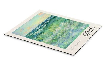 Posterlounge Alu-Dibond-Druck Claude Monet, Marine, Wohnzimmer Maritim Malerei