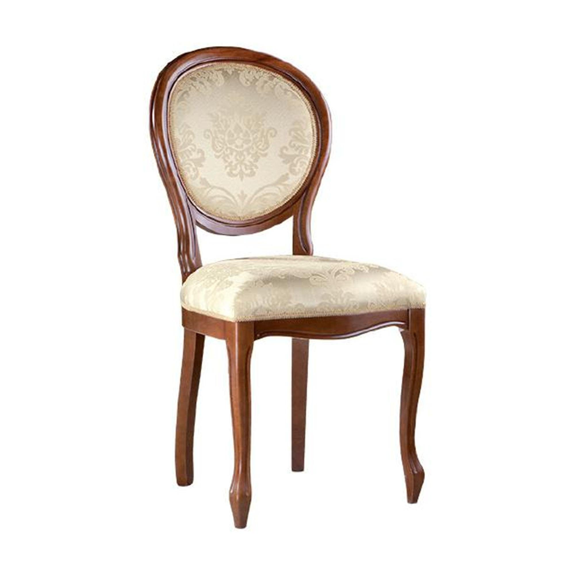 JVmoebel Stuhl, Klassische Stühle Stuhl Echtes Holz Massiv Französische Möbel Esszimmerstuhl