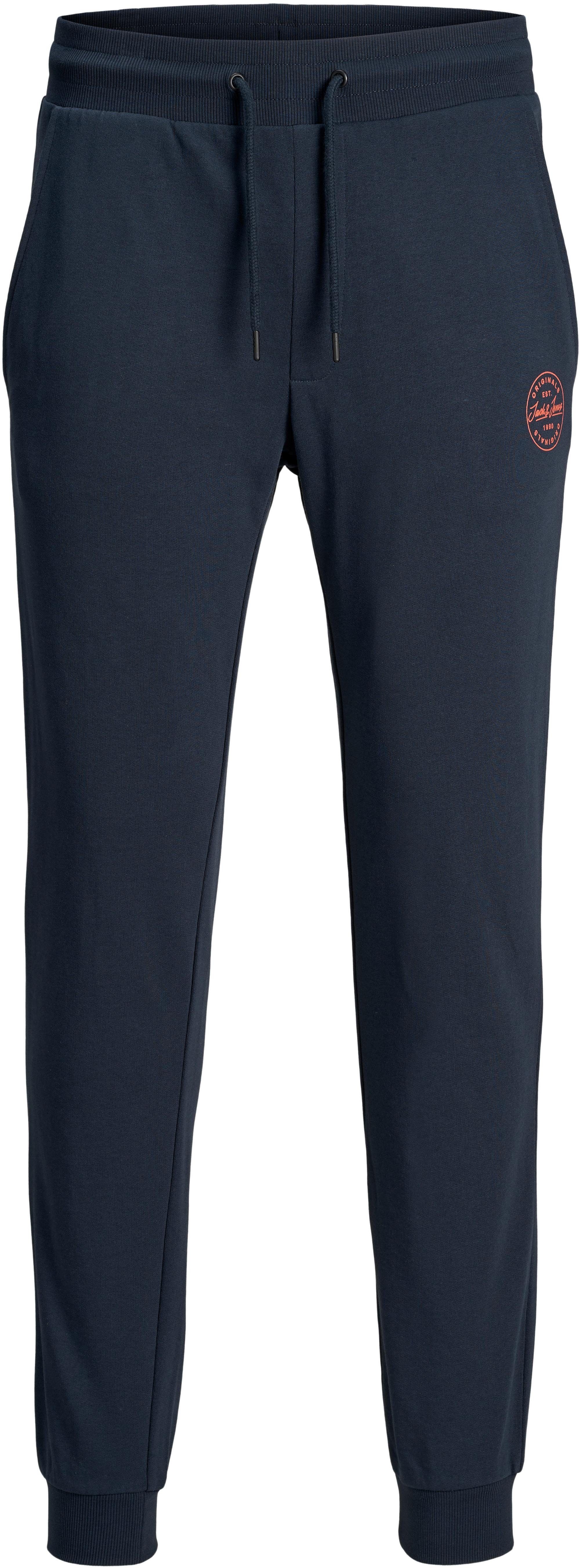 Jack & Jones Sweathose JPSTGORDON Jogpants mit Kordelzug und bequemem Schnitt unifarben, modisch, bequem, Baumwolle
