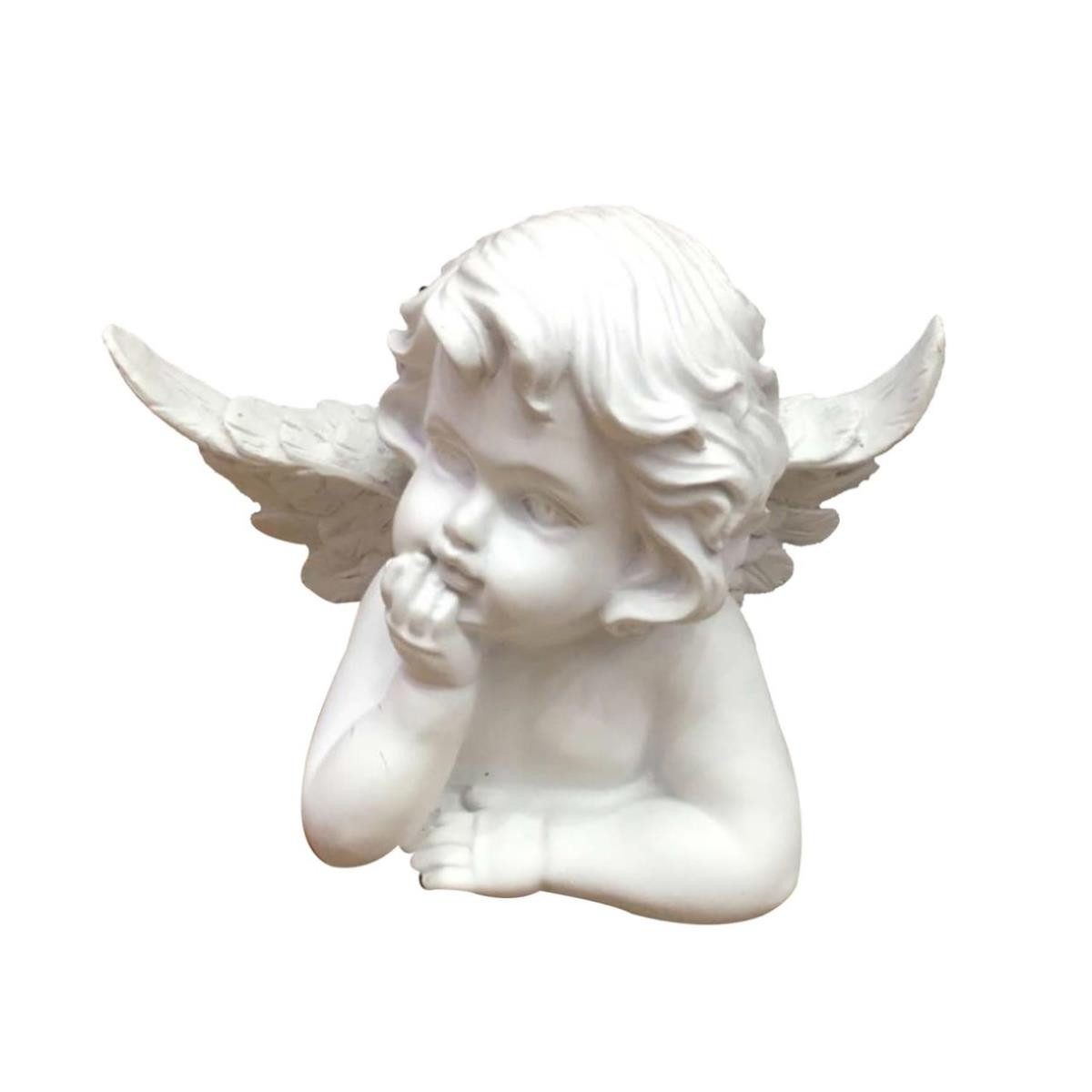 MARELIDA Engelfigur Engel nachdenklich Gartenfigur Grabschmuck günstig online kaufen