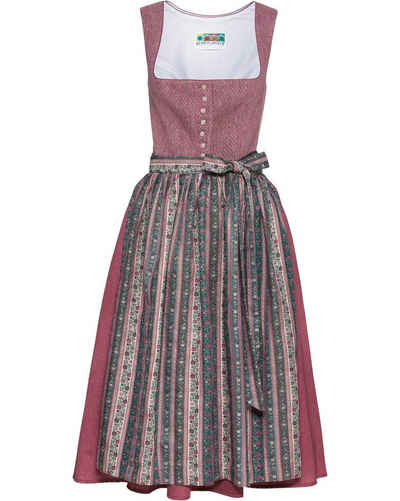 Berwin & Wolff Дирндль Midi-Dirndl mit Balkonett-Ausschnitt