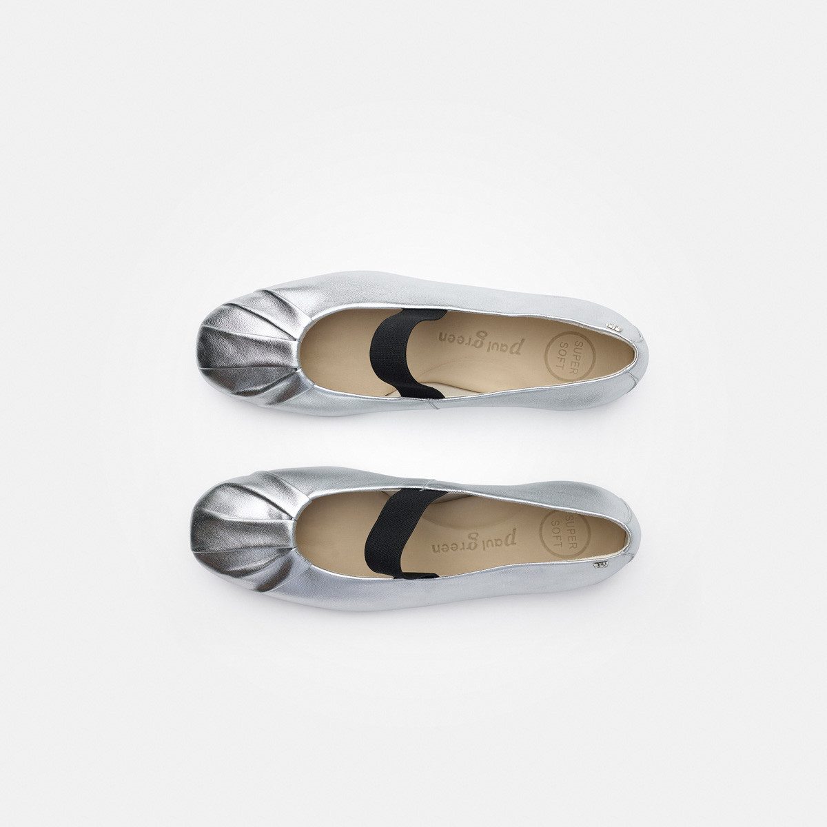 Paul Green Paul Green 1112-025, Ballerina, Silber, Damen Ballerina