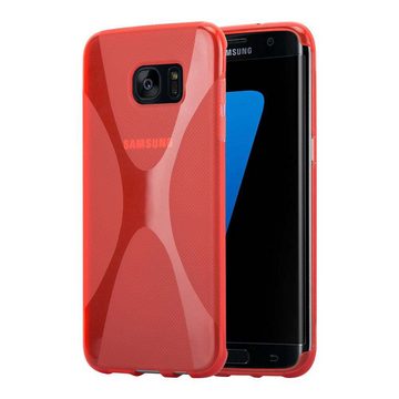 Cadorabo Handyhülle Samsung Galaxy S7 EDGE Samsung Galaxy S7 EDGE, Flexible TPU Silikon Handy Schutzhülle - Hülle - ultra slim