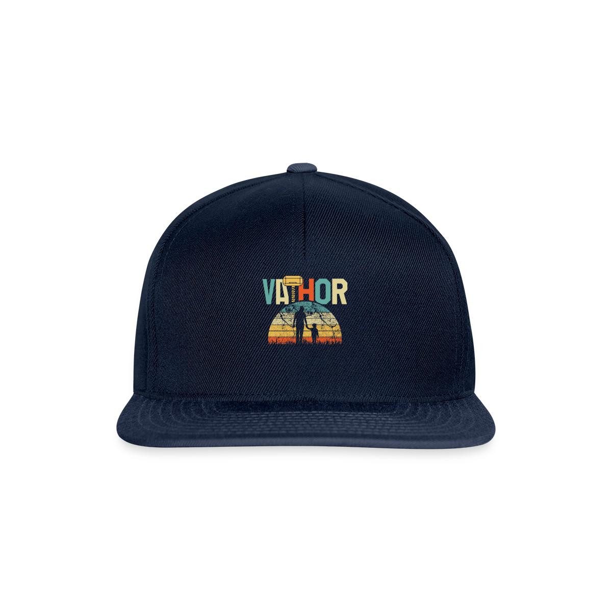 Spreadshirt Snapback Cap Vathor Vater Kind Retro Snapback Cap (1-St)