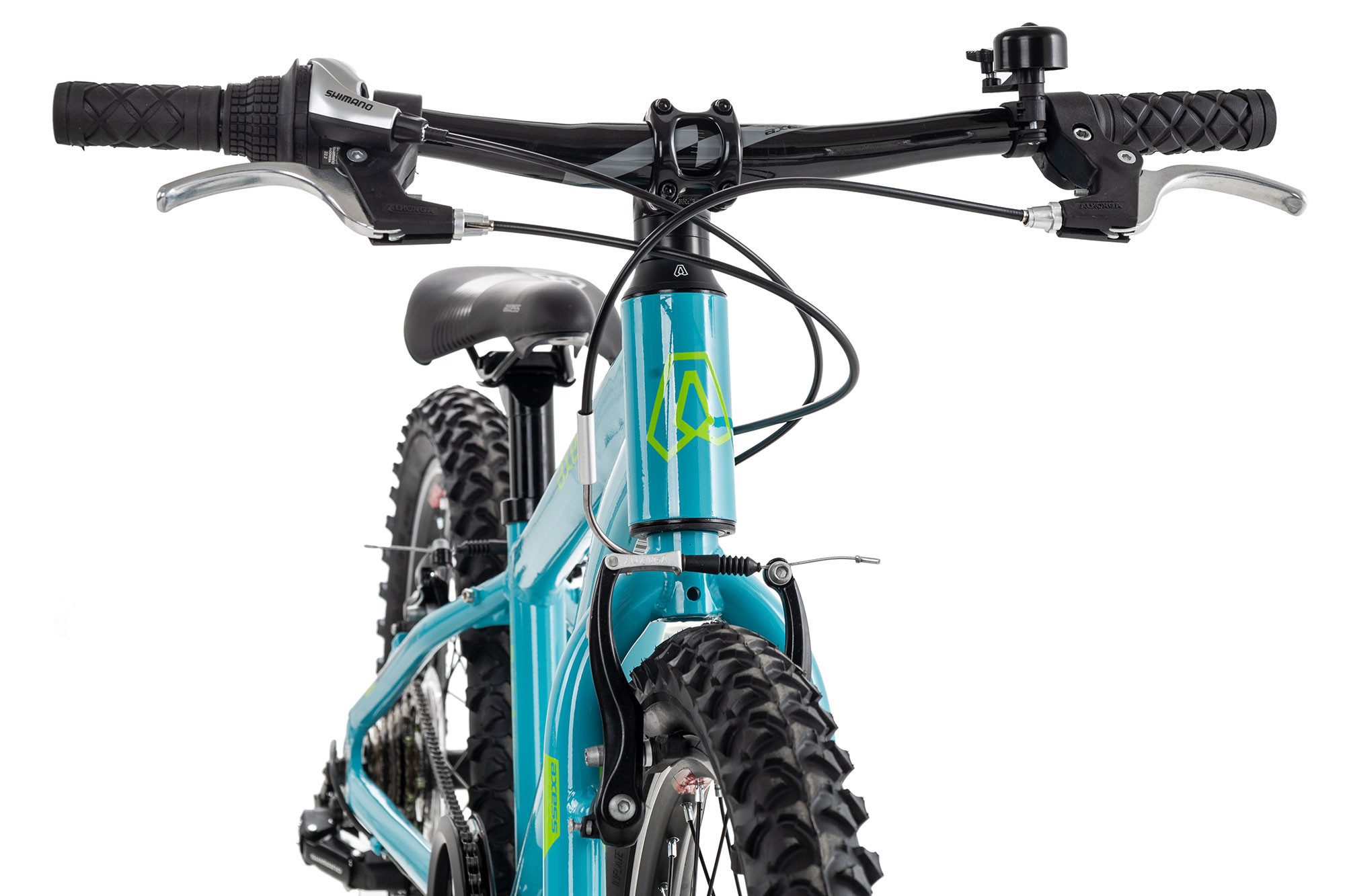 Axess Kinderfahrrad STIPE 20, 7 Gang Shimano Tourney RD-FT35 SuperShort Cage Schaltwerk, Kettenschaltung, Kinderrad 20 Zoll 7-Gang blau