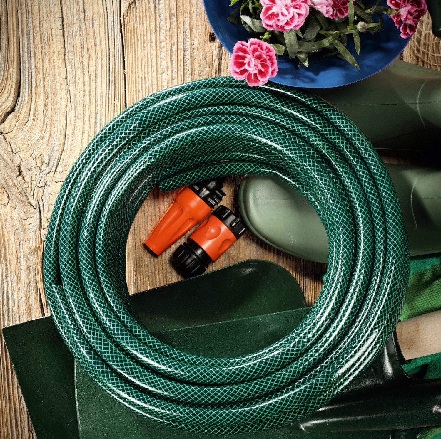 Cellfast Gartenschlauch 10-101 Economic mit Schlauch mit Sprinkler