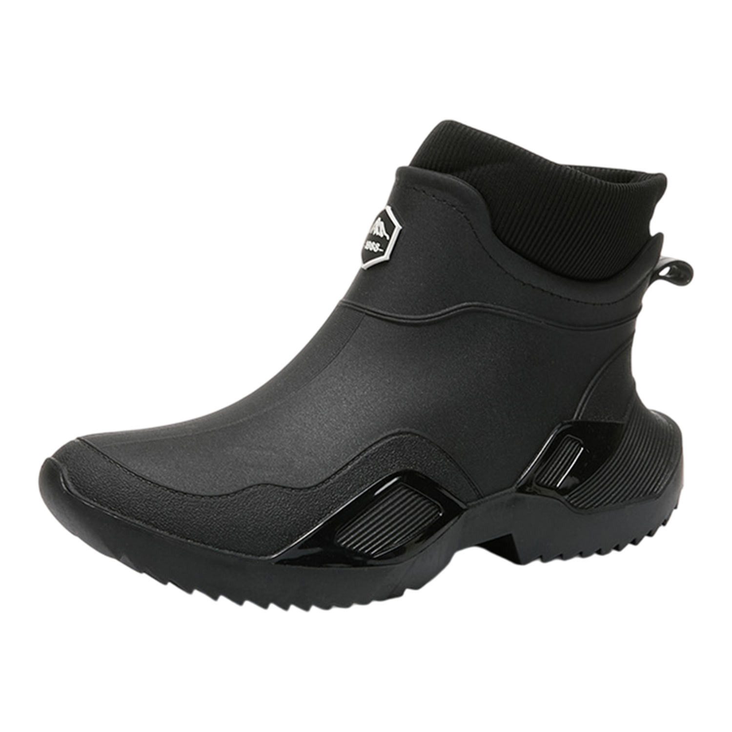 Refttenw Herren Warm Gefütterte Резиновые сапоги Damen Regenstiefel, Wasserdicht Резиновые сапоги für Camping & Outdoor