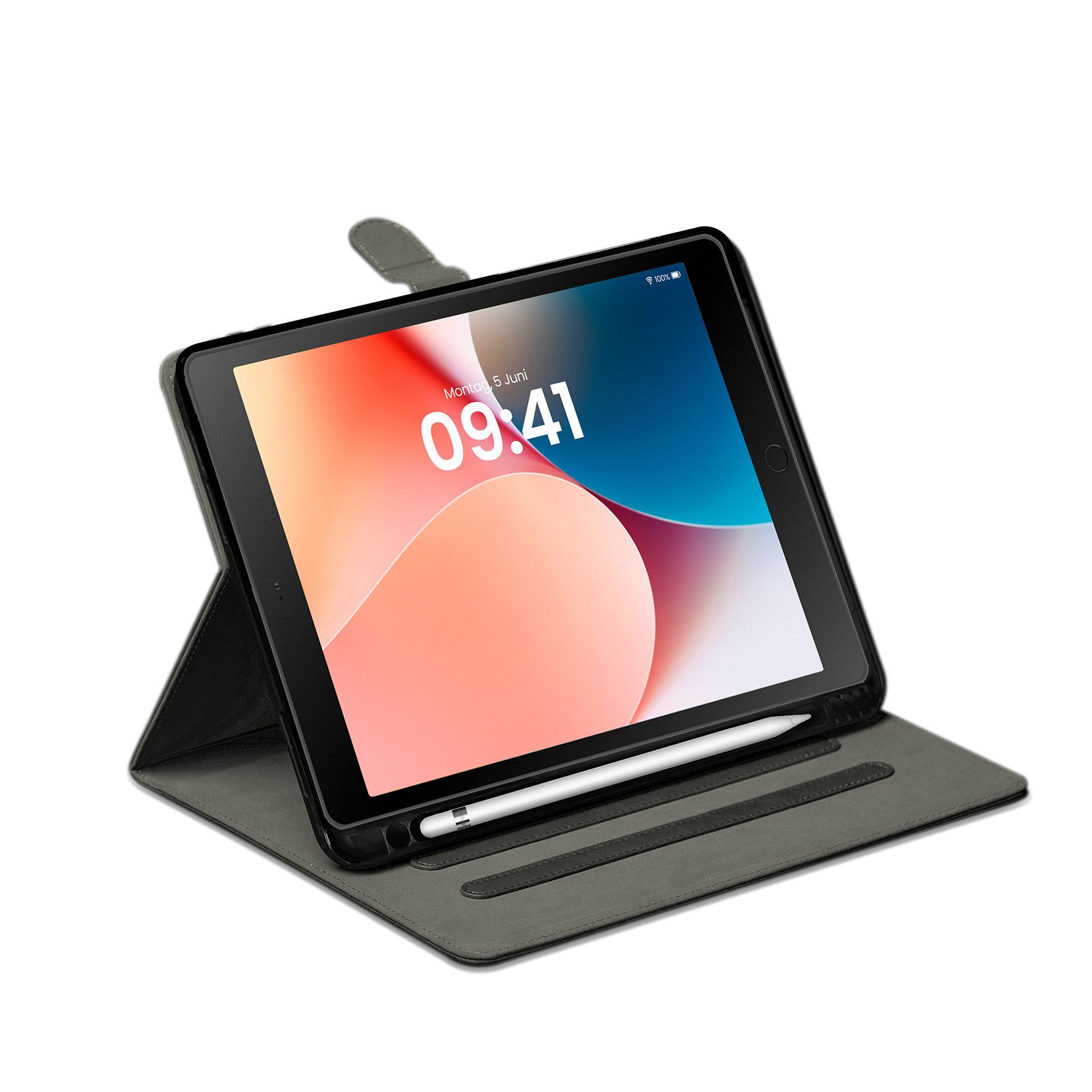 Tec-Expert Handyhülle Tablet Cover Hülle für Apple iPad Pro 10.5 2017 / Air 3 10.5 2019 10.5 Zoll, 10.5, Vintage Schutzhülle Klapphülle Tasche Case