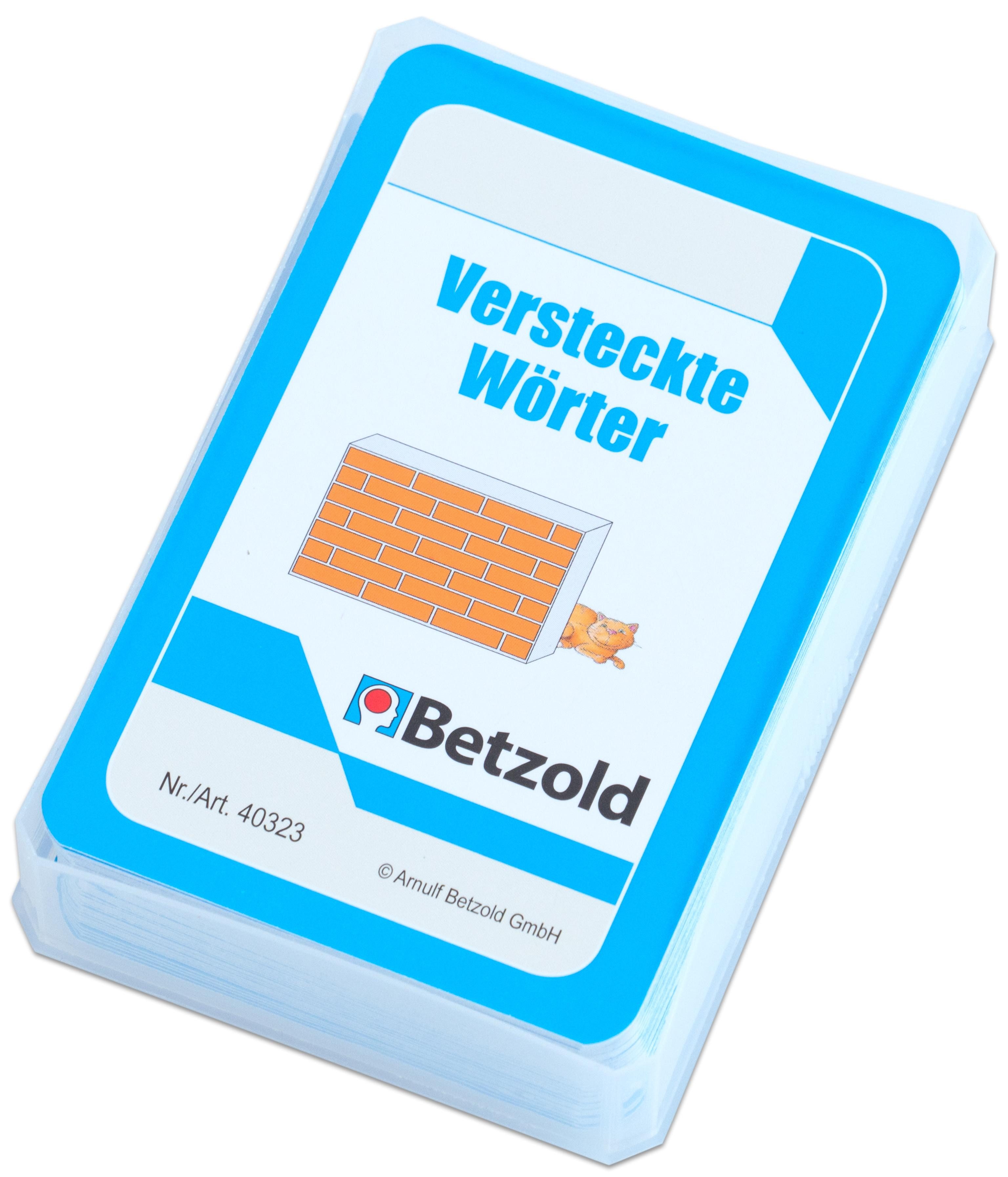 Betzold Lernspielzeug Versteckte Wörter - Karten für den Magischen Zylinder