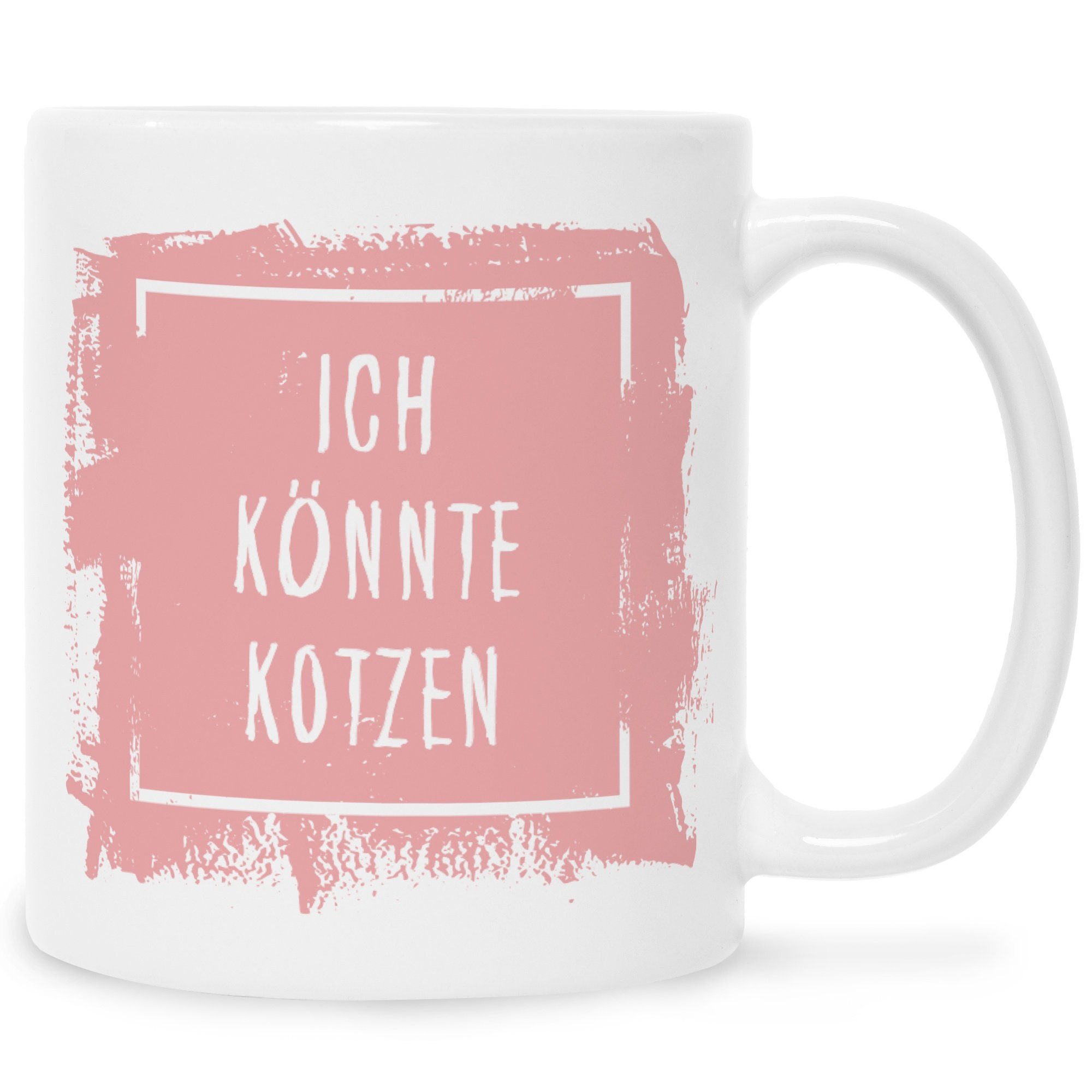 GRAVURZEILE Tasse Bedruckte Tasse mit Spruch Ich könnte Kotzen Lustige Geschenke Geschenk