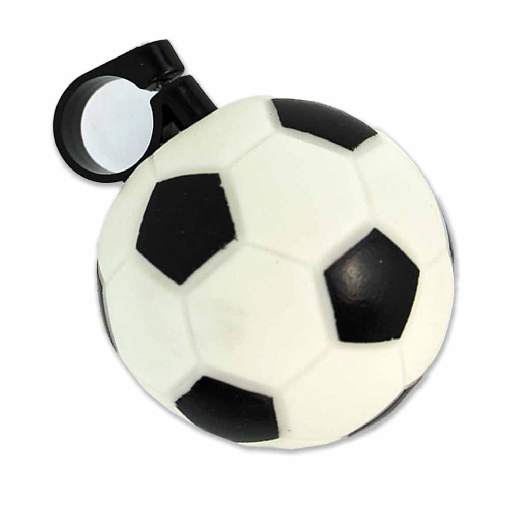 BEMIRO Fahrradklingel Fußball Fahrradhupe zum Knautschen - ca. 12 cm, (1-tlg)
