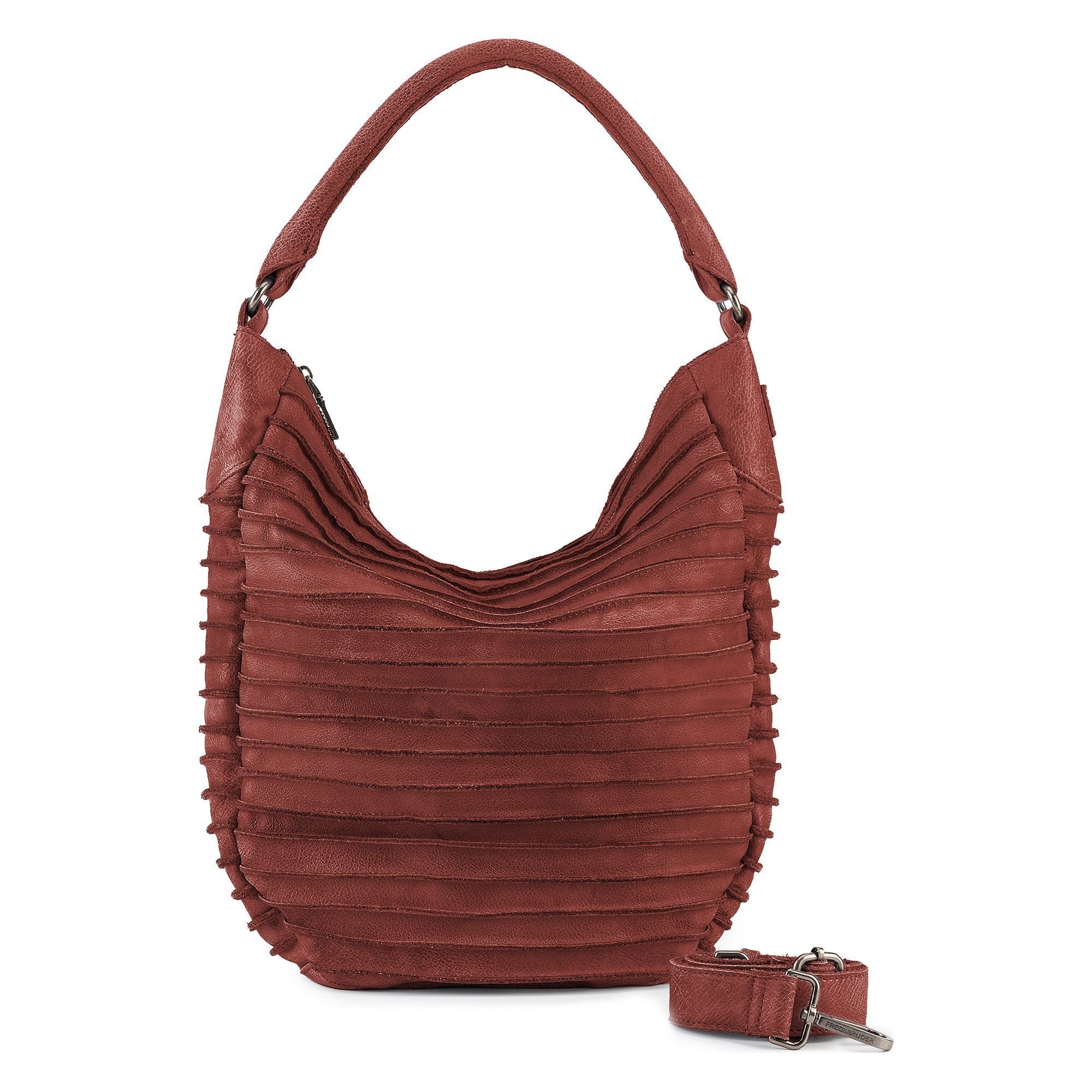 FREDsBRUDER Schultertasche Riffeltier, Leder