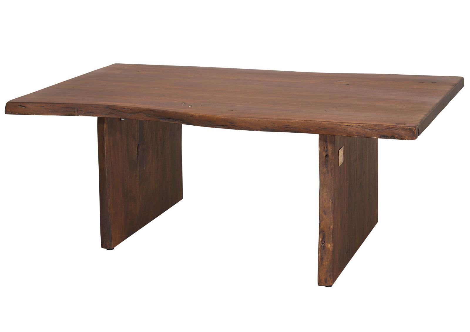 Massivmoebel24 Couchtisch PURE ACACIAAkazieMassivholzbraun (Massivholz zerlegt 35 kg PURE ACACIA #005), Akazie 120x70x45 cm (BxTxH) braun lackiert