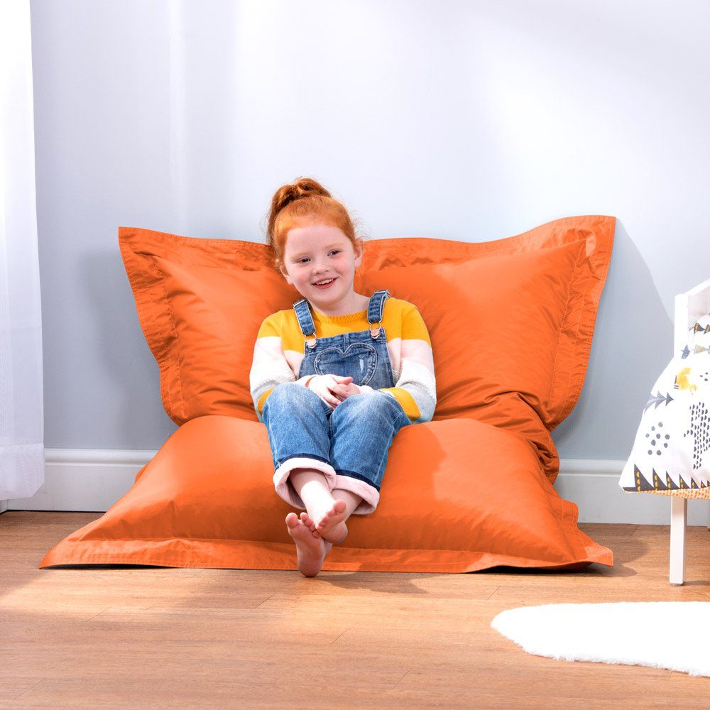 Veeva Sitzsack orange Reisensitzsack Outdoor Kinder für