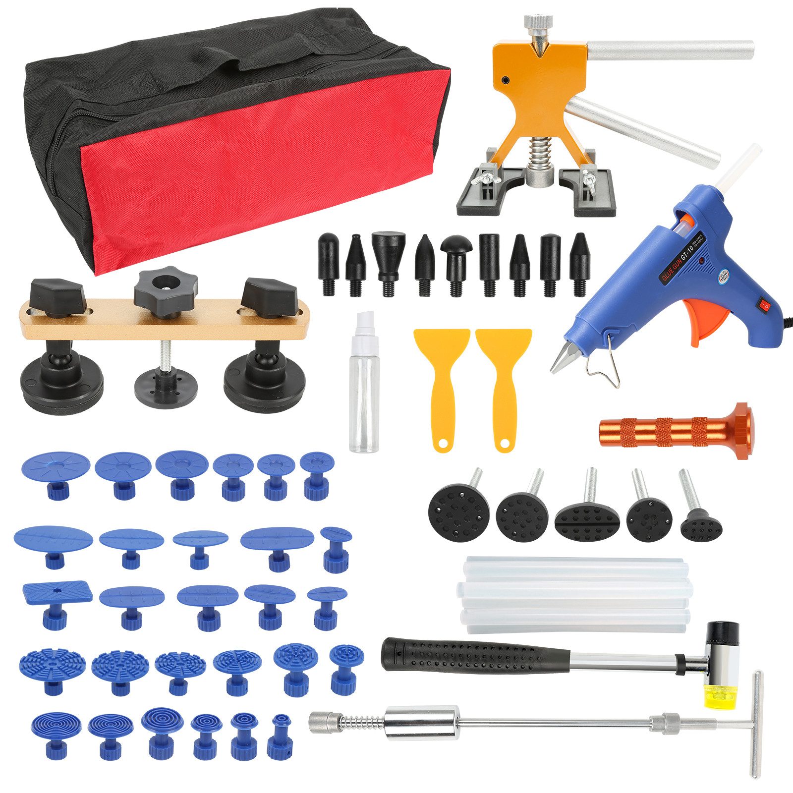 Multitool Ausbeulwerkzeug Auto 57 Ausbeulwerkzeug Set Dellen-Reperatur-Set