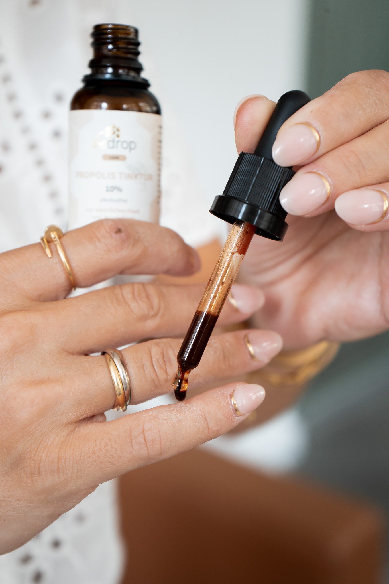 bedrop Propolis Tinktur mit Pipette (alkoholfrei & wasserlöslich) - 30ml Tropfen, 30 ml