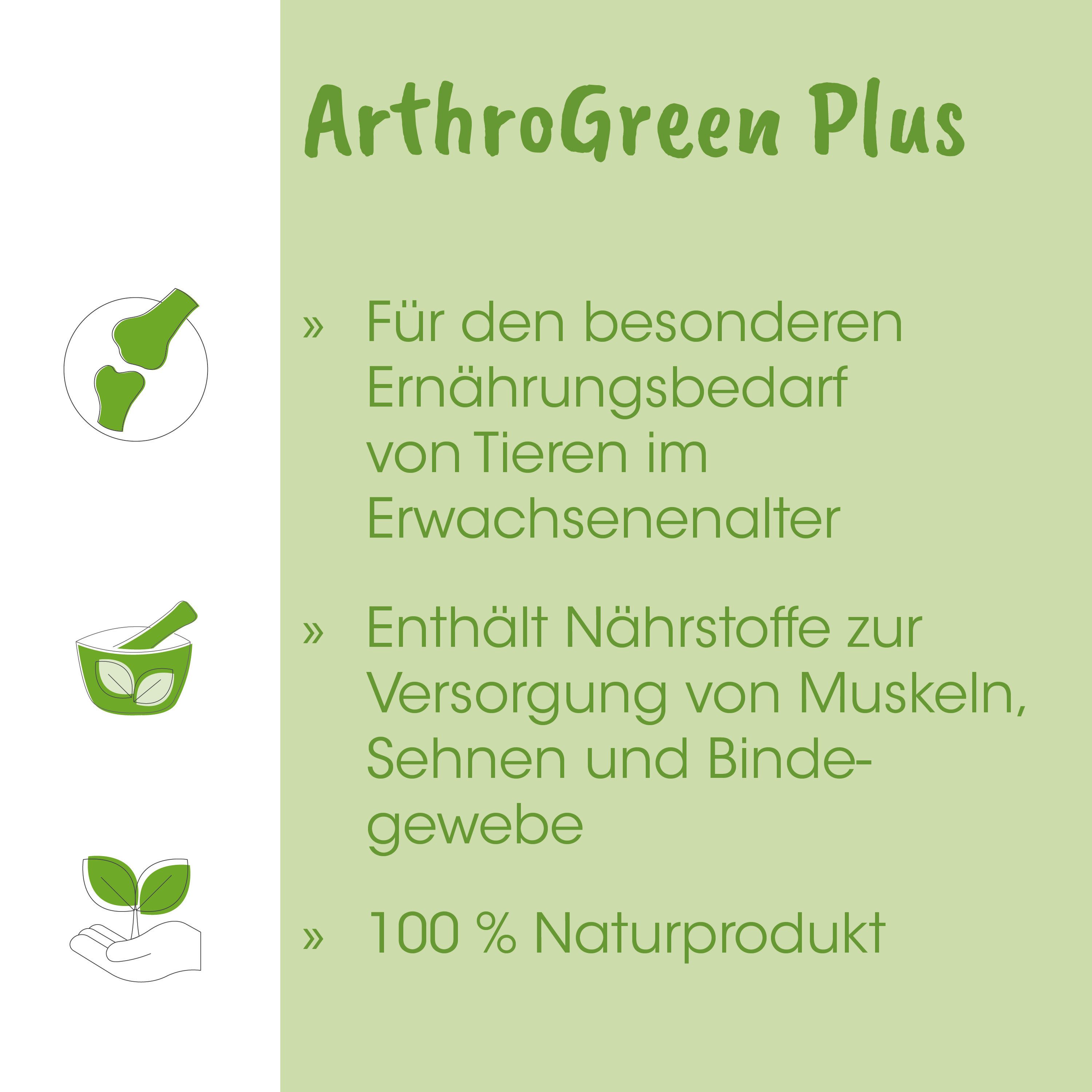 cdVet ArthroGreen plus, Ergänzungsfutter für: Hunde, Katzen, Gelenkunterstützung, Muskeln, Sehnen und Bindegewebe