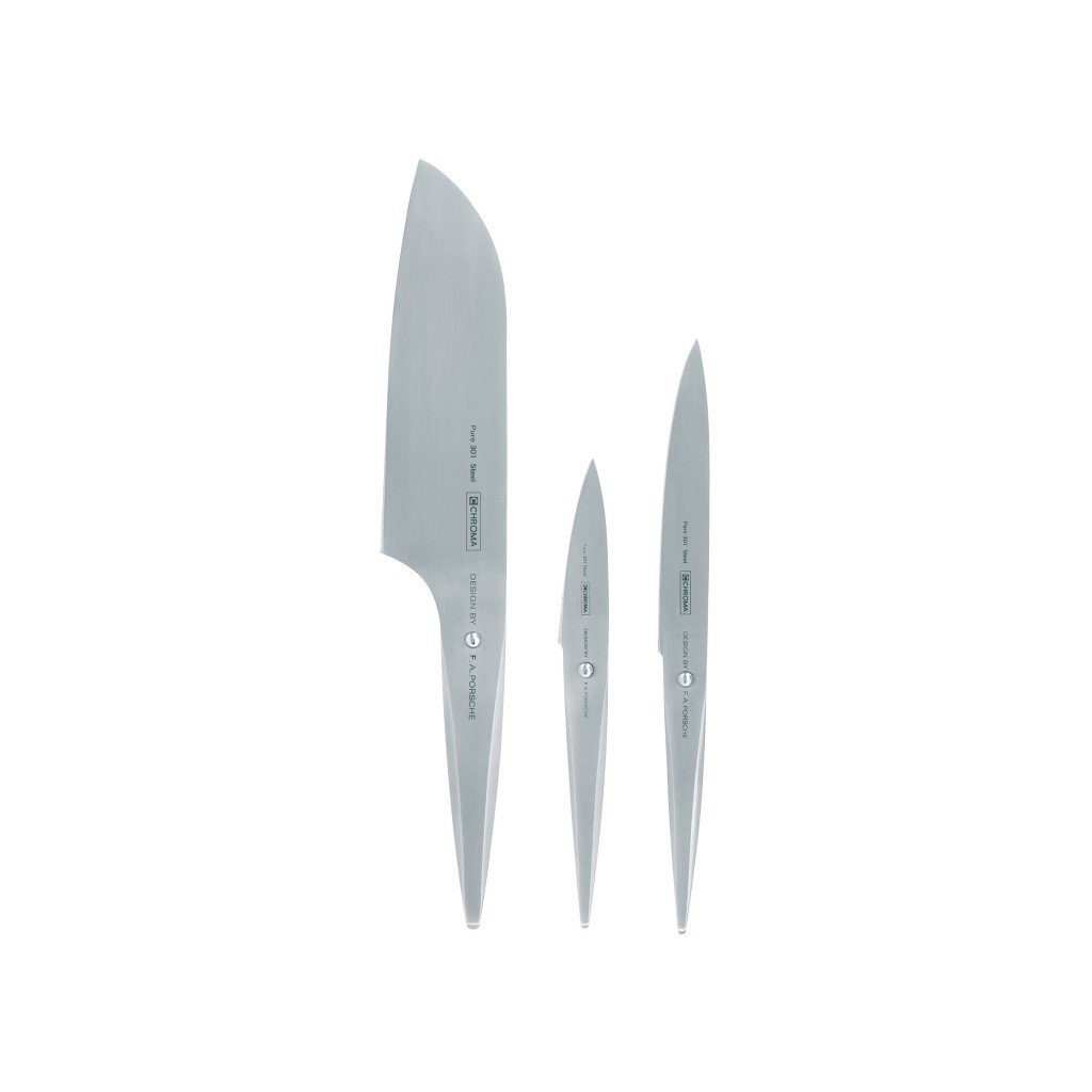 CHROMA Messer-Set type 301 Messerset P-02 + P-09 + P-19 (Spar-Set, 3-tlg)