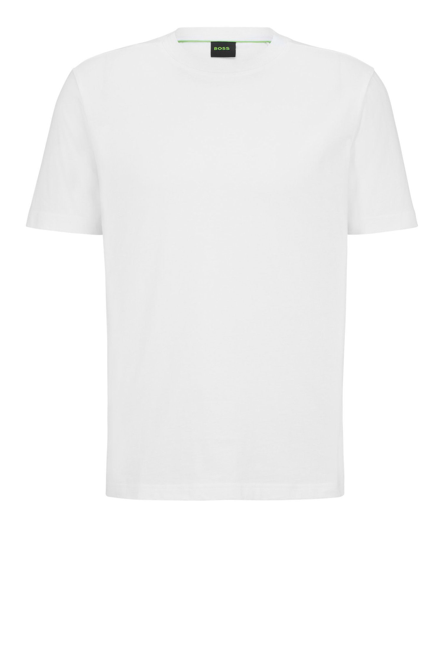 (1-tlg) Tee (100) Weiß BOSS T-Shirt 6 GREEN