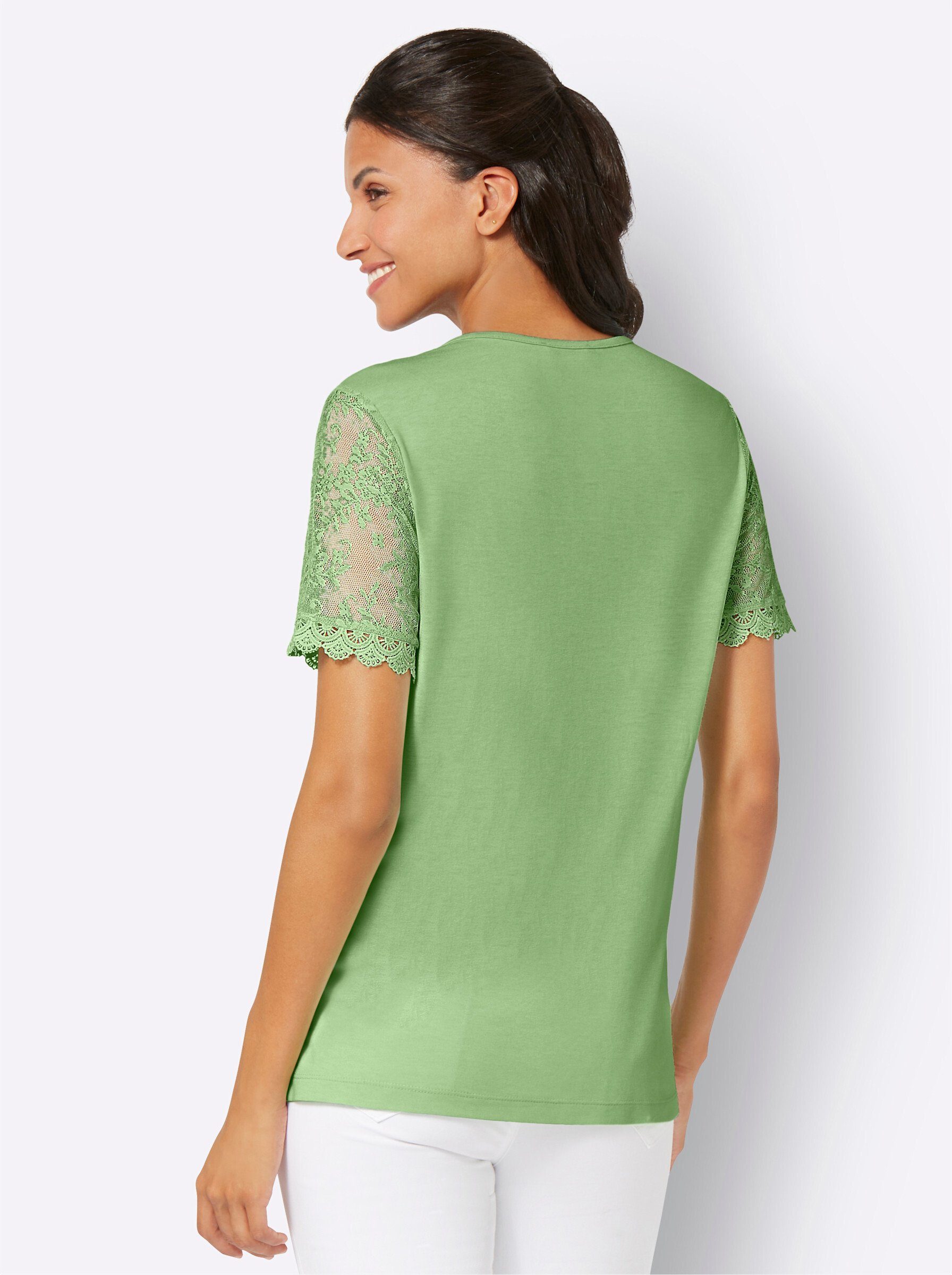Sieh an! T-Shirt Spitzenshirt günstig online kaufen