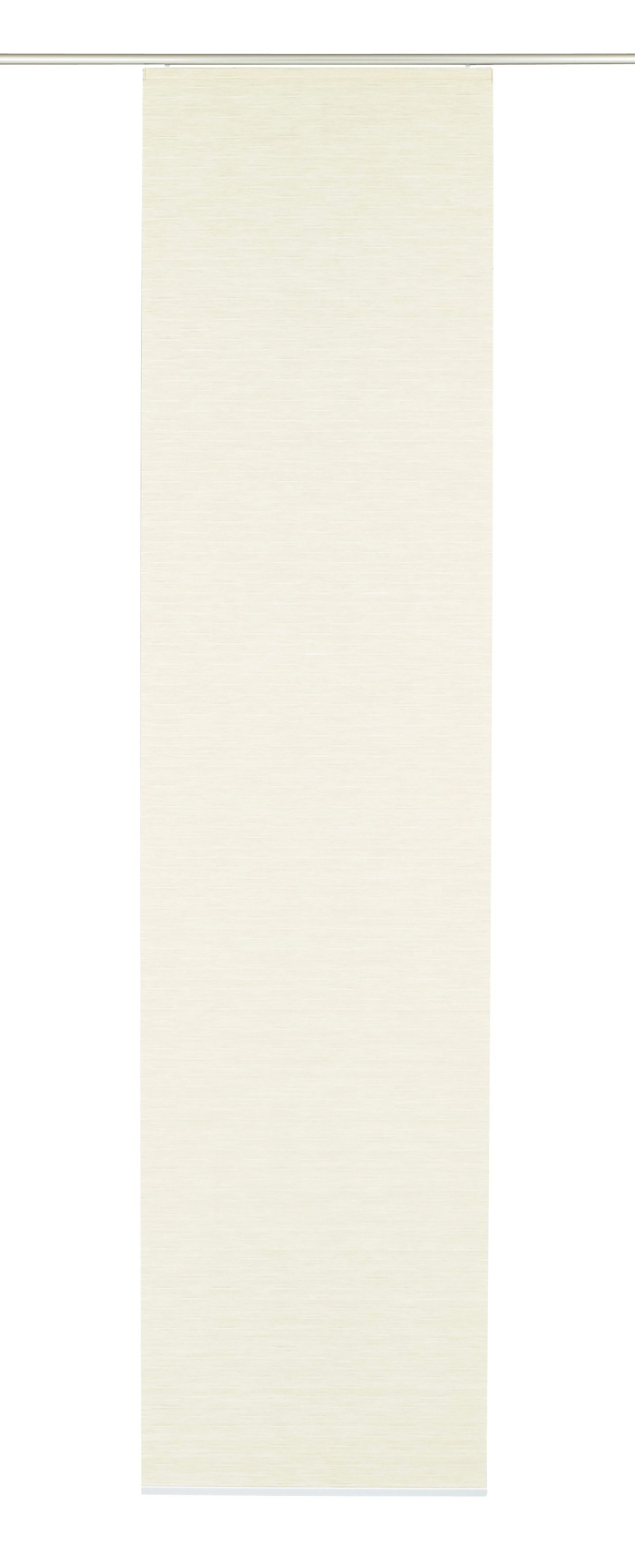 GARDINIA Schiebegardine Flächenvorhang Natur-optik (1 St), Klettband, blick günstig online kaufen