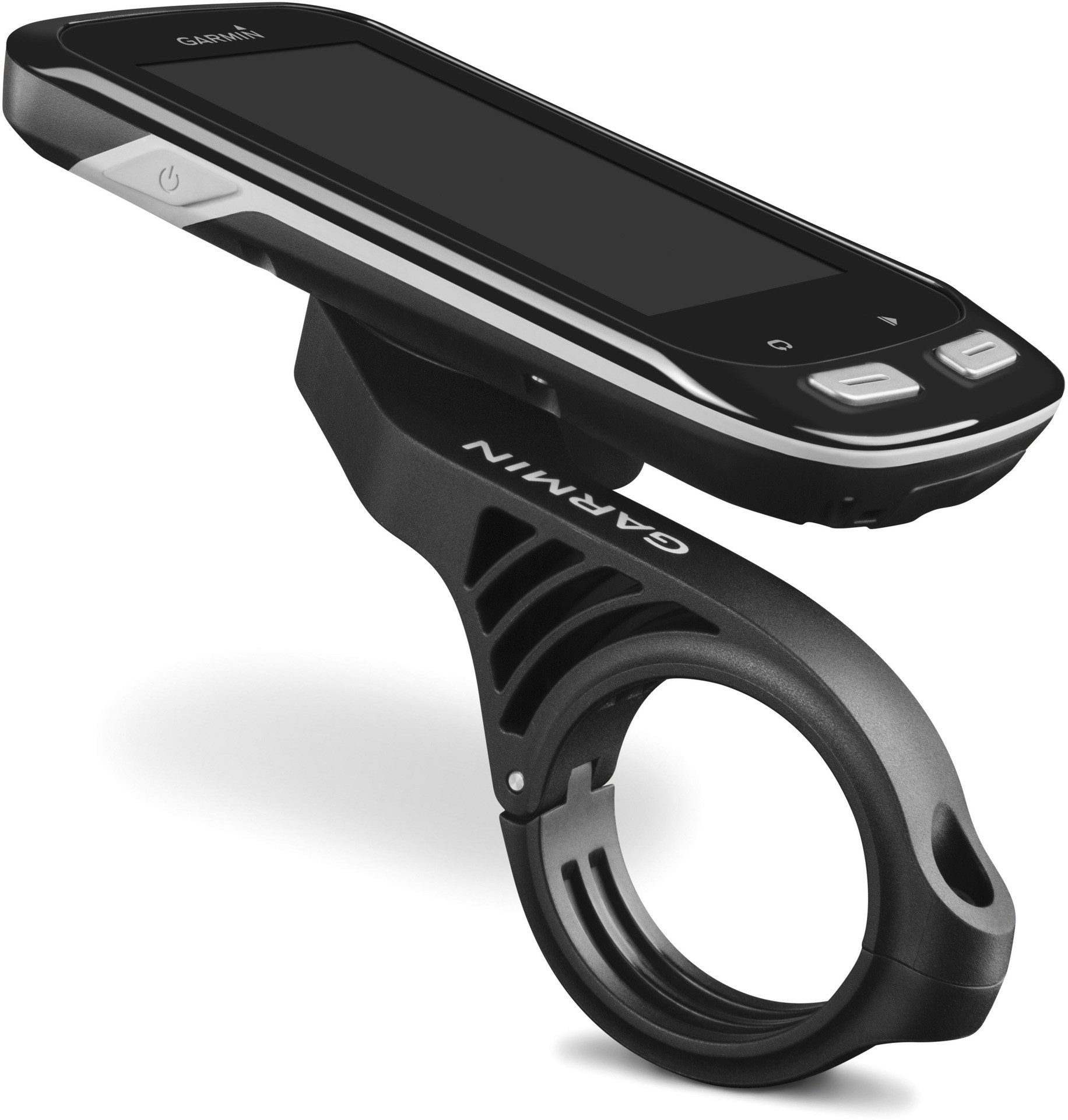 Garmin Navigationsgeräte-Halterung Lenkerhalterung AERO KURZ für EDGE, Schwarz, (bis 5 Zoll)