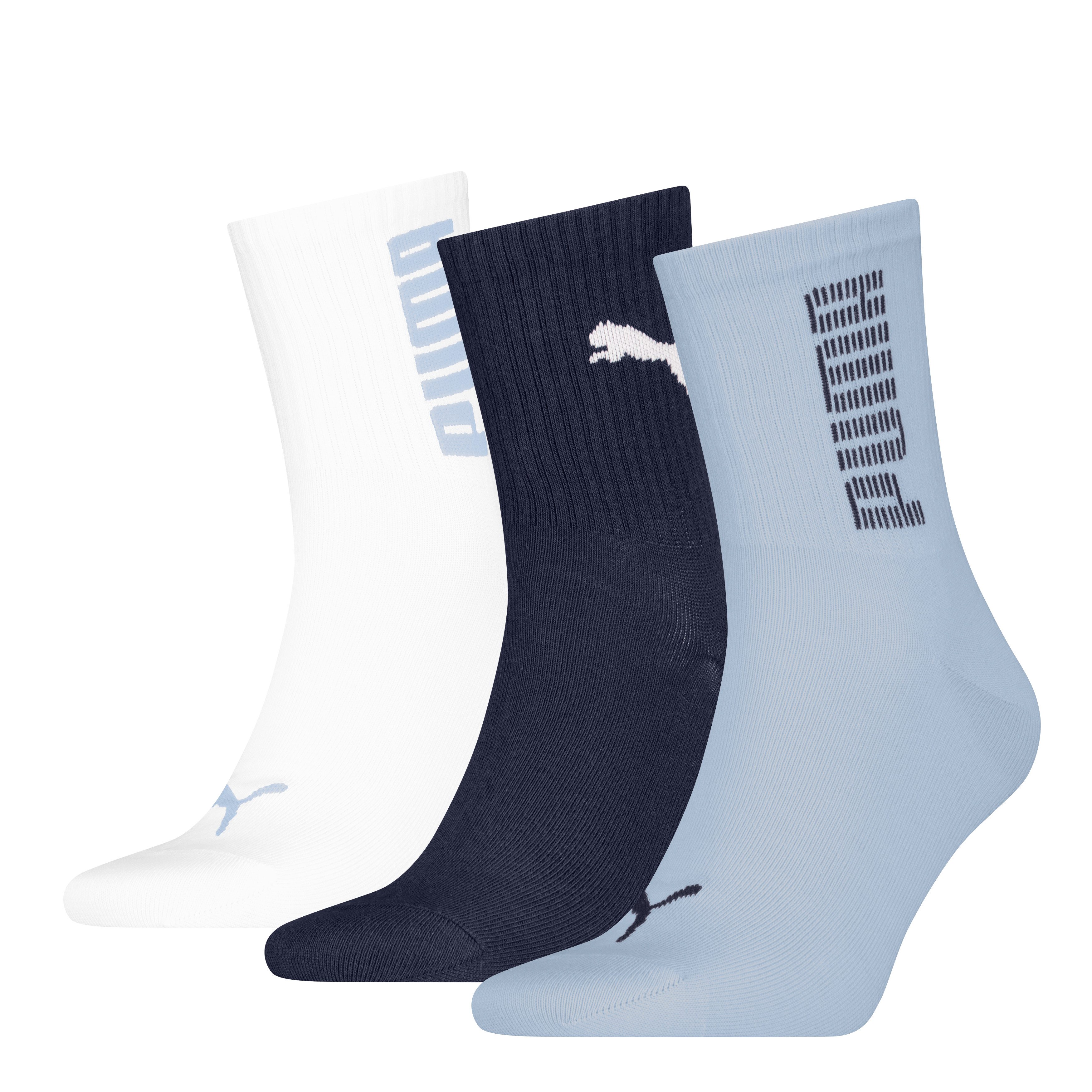 PUMA Socken PUMA UNISEX RIB LOGO SHORT SOCK 3P (3er Pack) günstig online kaufen