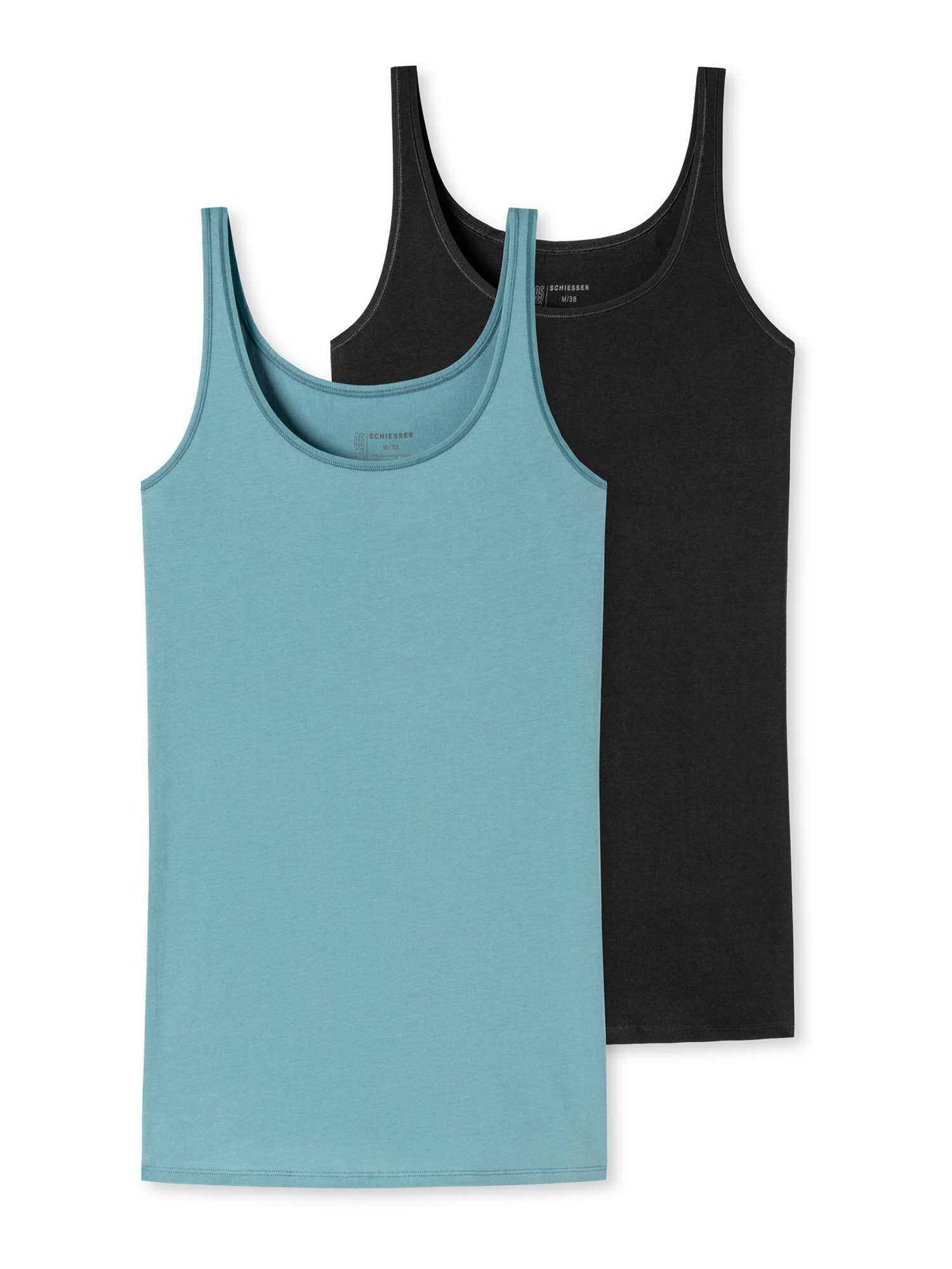 Schiesser Trägertop Organic Cotton 95/5 (2-tlg)