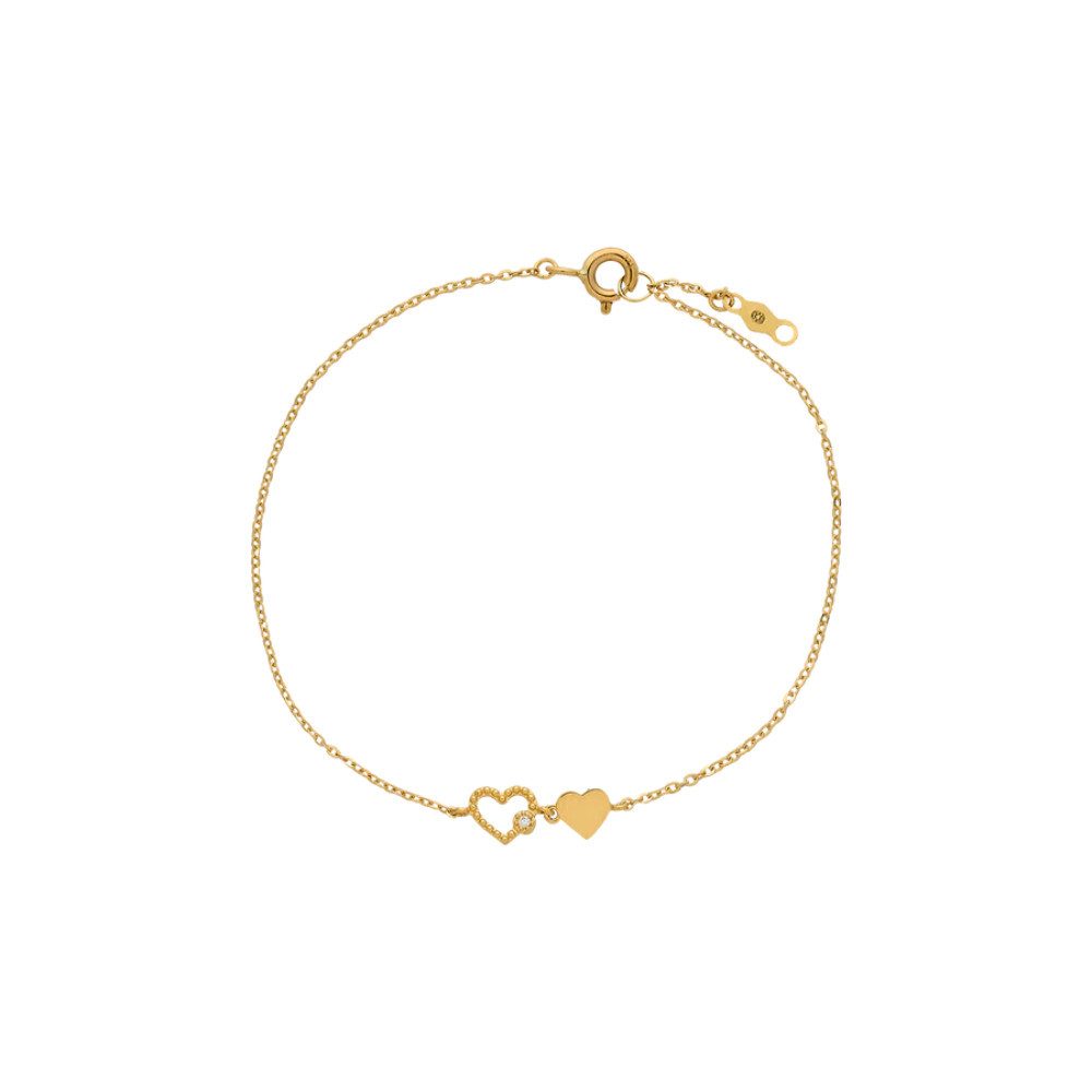 XENOX Armband XG14K7027G, zwei Herzen