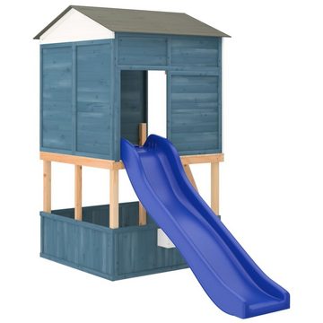vidaXL Spielturm Kinderrutsche Blau 175x38x23 cm Polypropylen