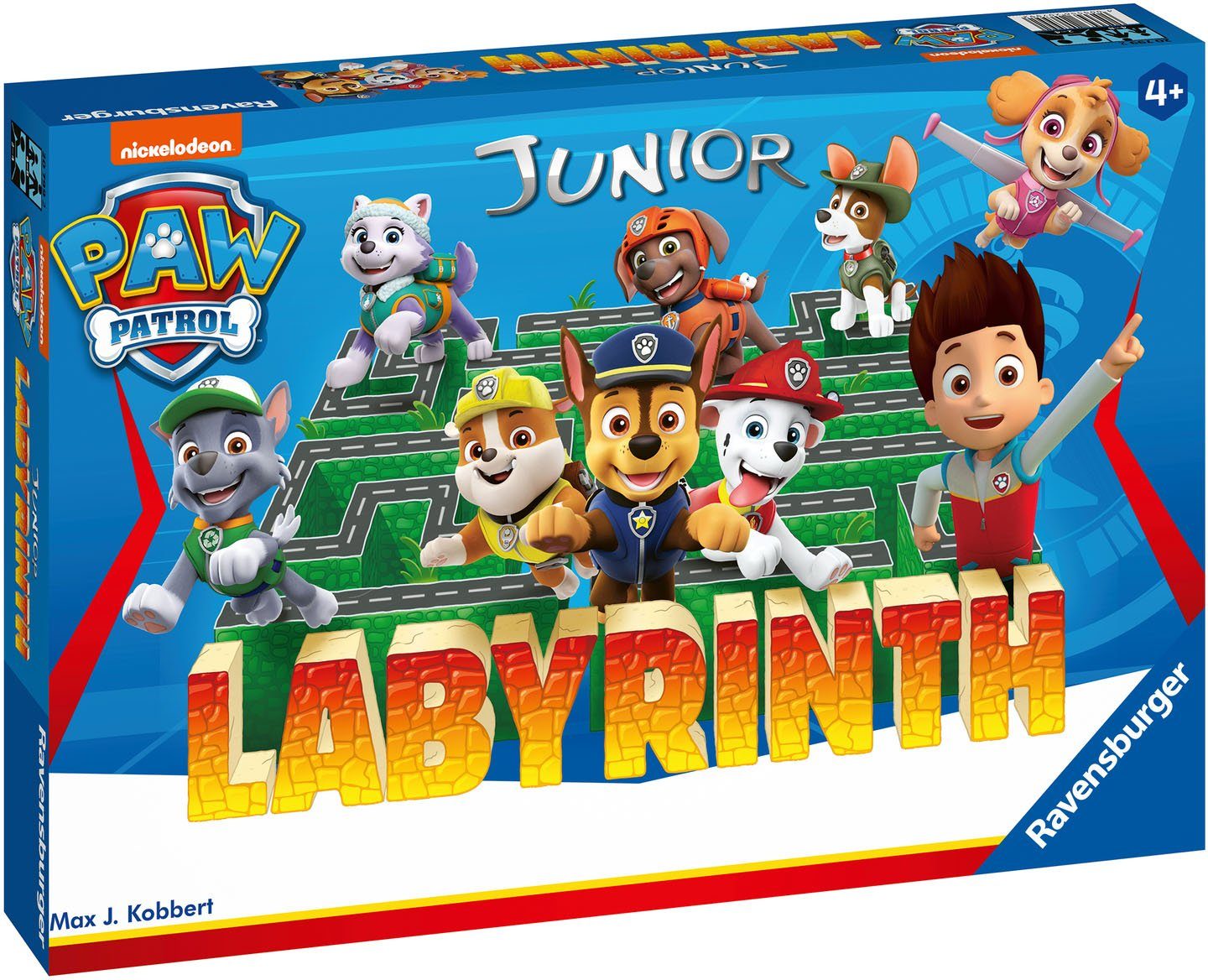 Ravensburger Spiel PAW Patrol Junior Labyrinth, Strategiespiel, Made in Europe