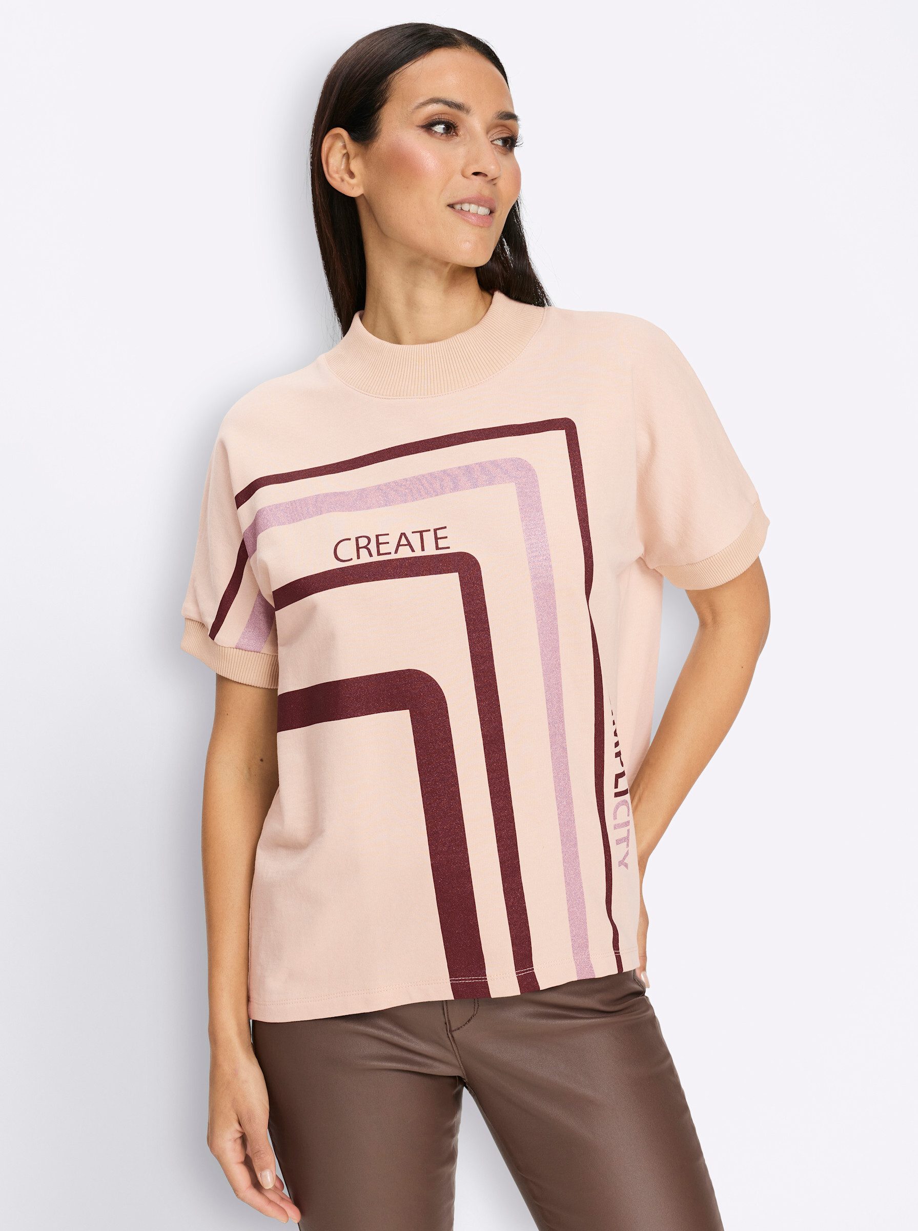 heine T-Shirt Shirt Kurzarm