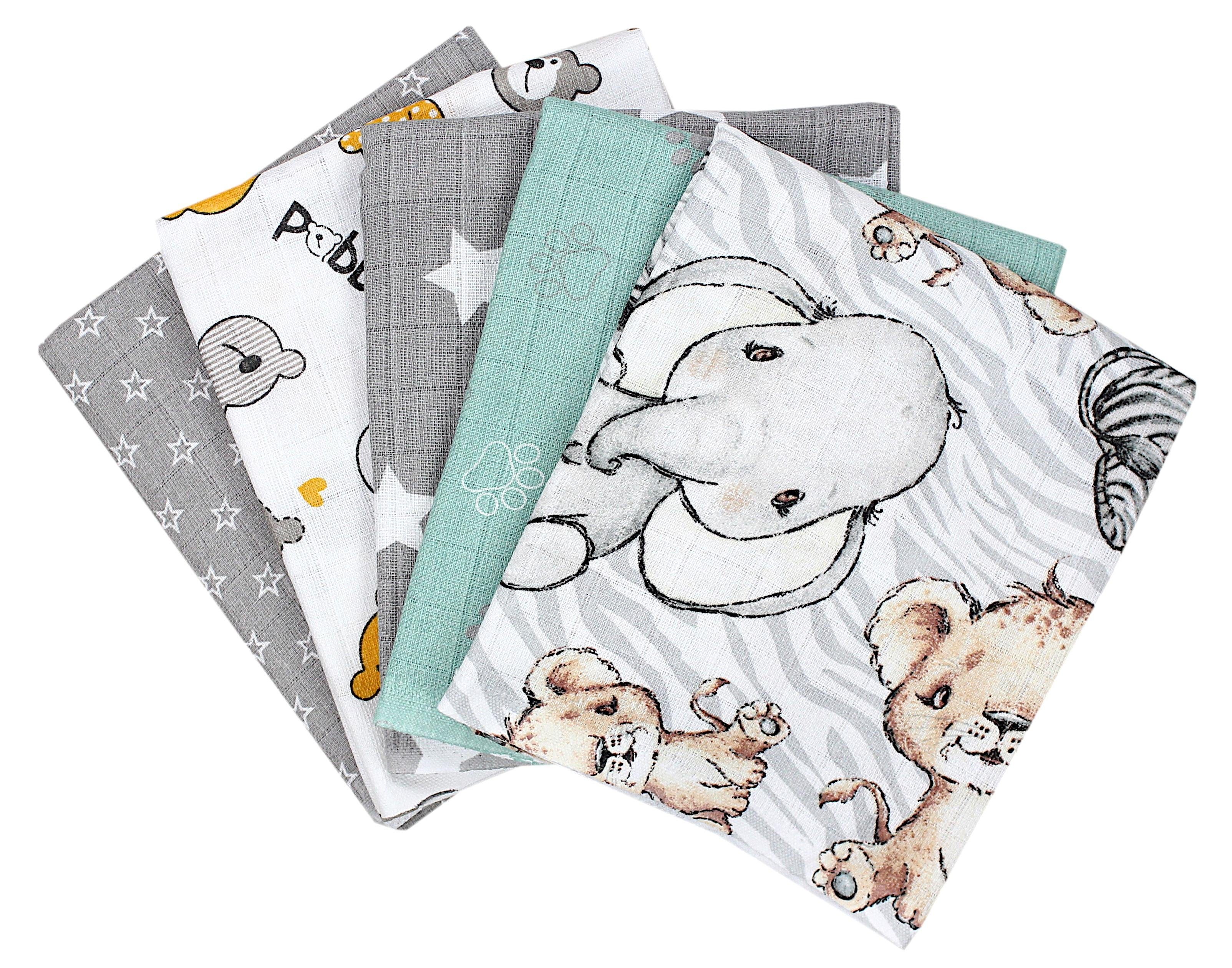 TupTam Stoffwindeln TupTam Baby Mullwindeln Spucktücher 70x80 5er / 10er Pack (5-St) Unisex 6