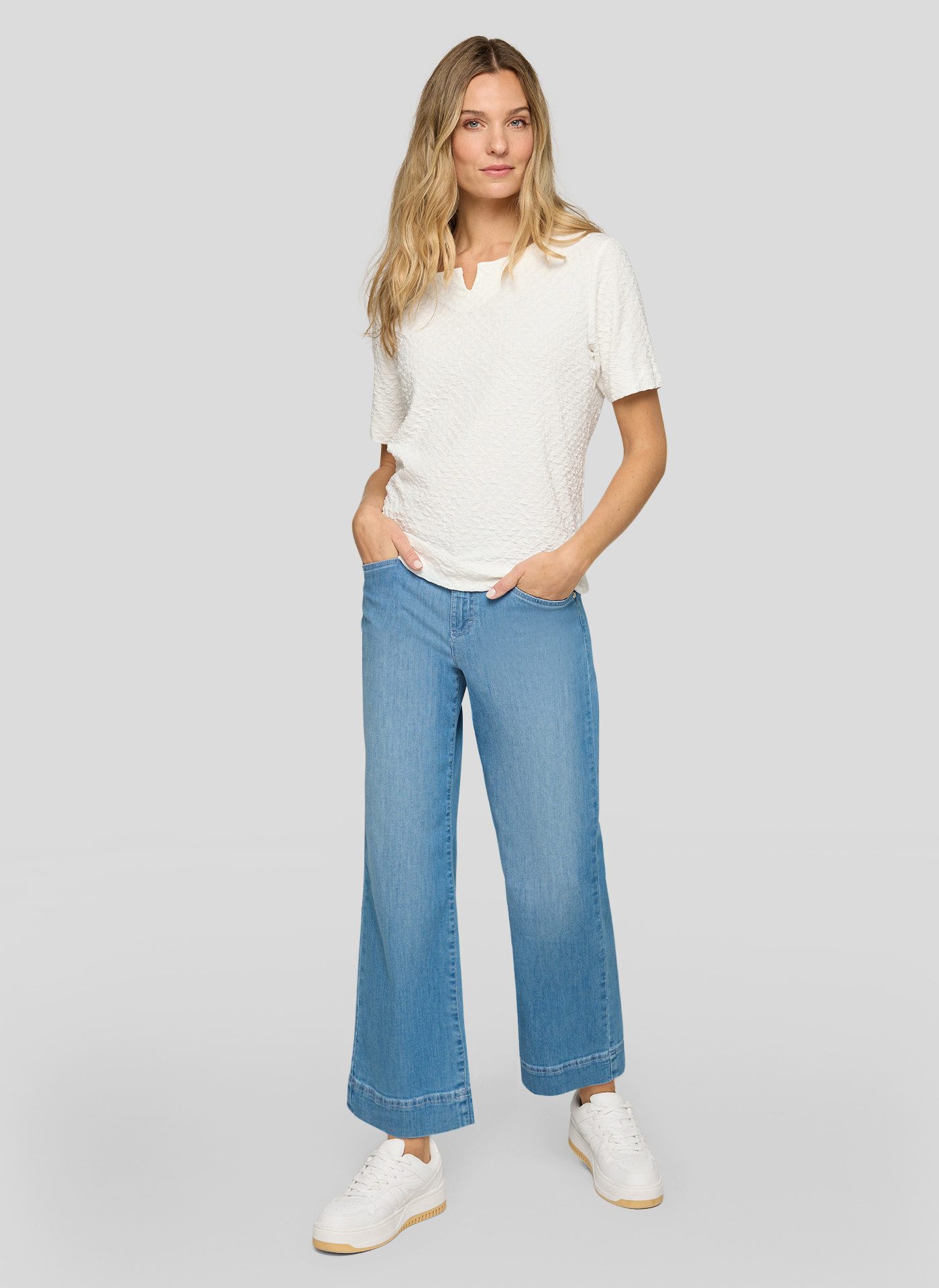 Rabe T-Shirt im Crinkle-Look – Bild 5 von 5