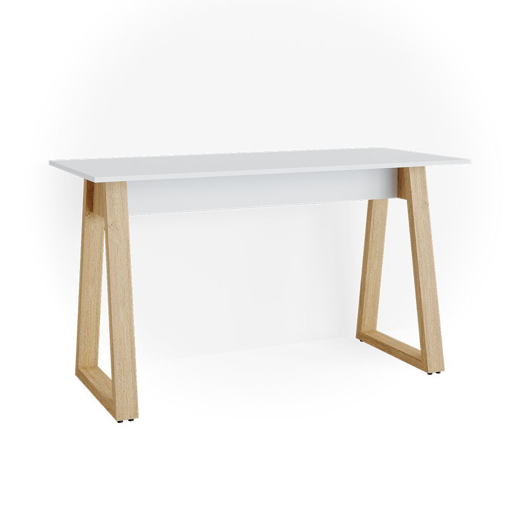 Vicco Schreibtisch Nautica, Weiß/Eiche, 138 x günstig online kaufen