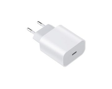 Ventarent Schnellladegerät USB C passt für iPhone 11, 12, 13, 14, Pro, X, Xs, Xr USB-Ladegerät (2,22 mA, Set, 2-tlg., 1 x Adapter 20 Watt + 1x Ladekabel USB-C auf Lightning 2 Meter, Fast Charging)