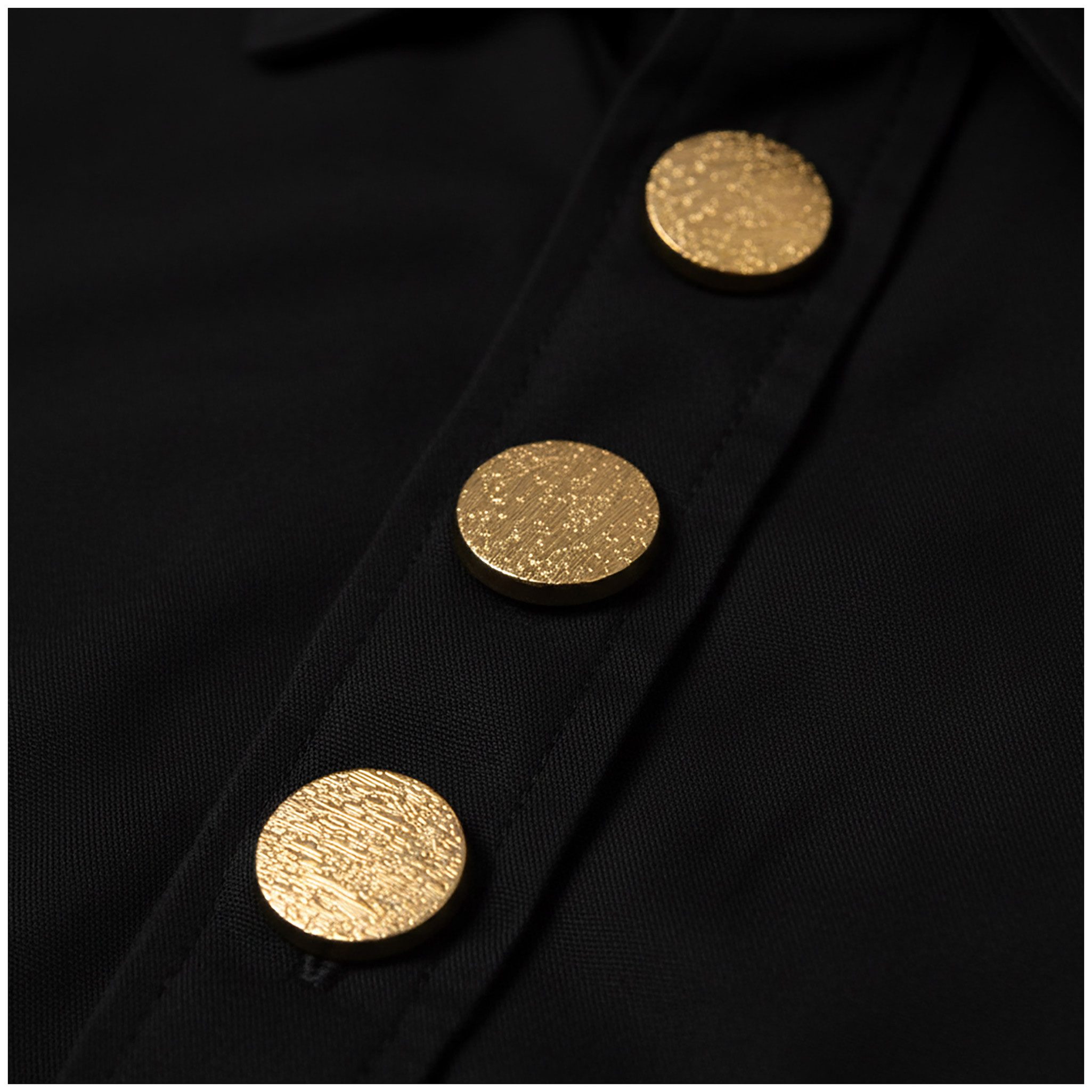 maDDma Knopf 5 Metallknöpfe Ösenknopf rund Größen Farbwahl - für z.B. Jacke Mantel, 17.6mm