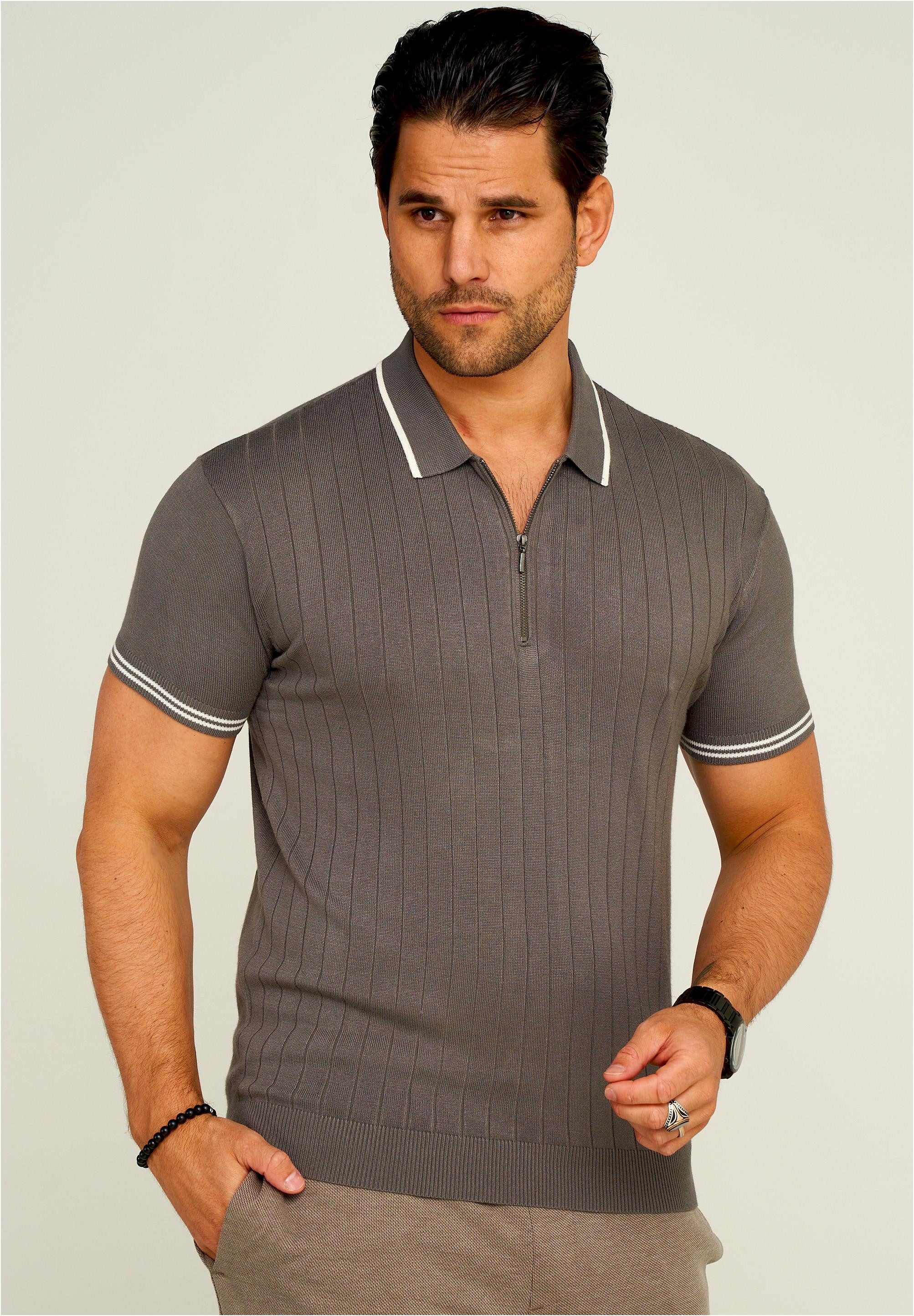 Poloshirt ZIP KNIT-POLO