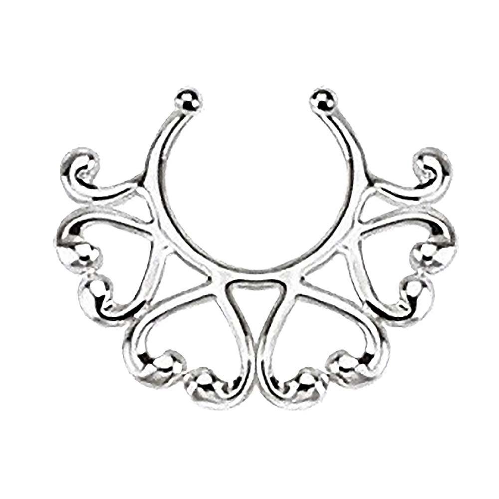 Intimpiercing Brustwarzenpiercing Brustpiercing Klemmring Schild Tribal Ring