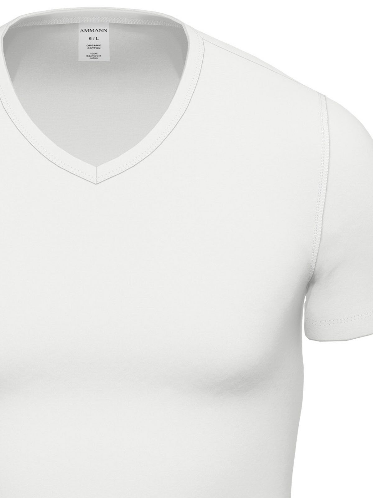 Ammann Unterziehshirt V-Shirt Day Classic / Feinripp Premium (Stück, 1-St) -