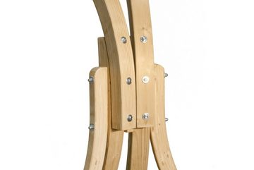 Konsimo Hängesessel CALLISTO Hängesessel auf Gestell (Hängesessel mit Gestell und Kissen), hergestellt in der EU, auf einem massiven Holzrahmen