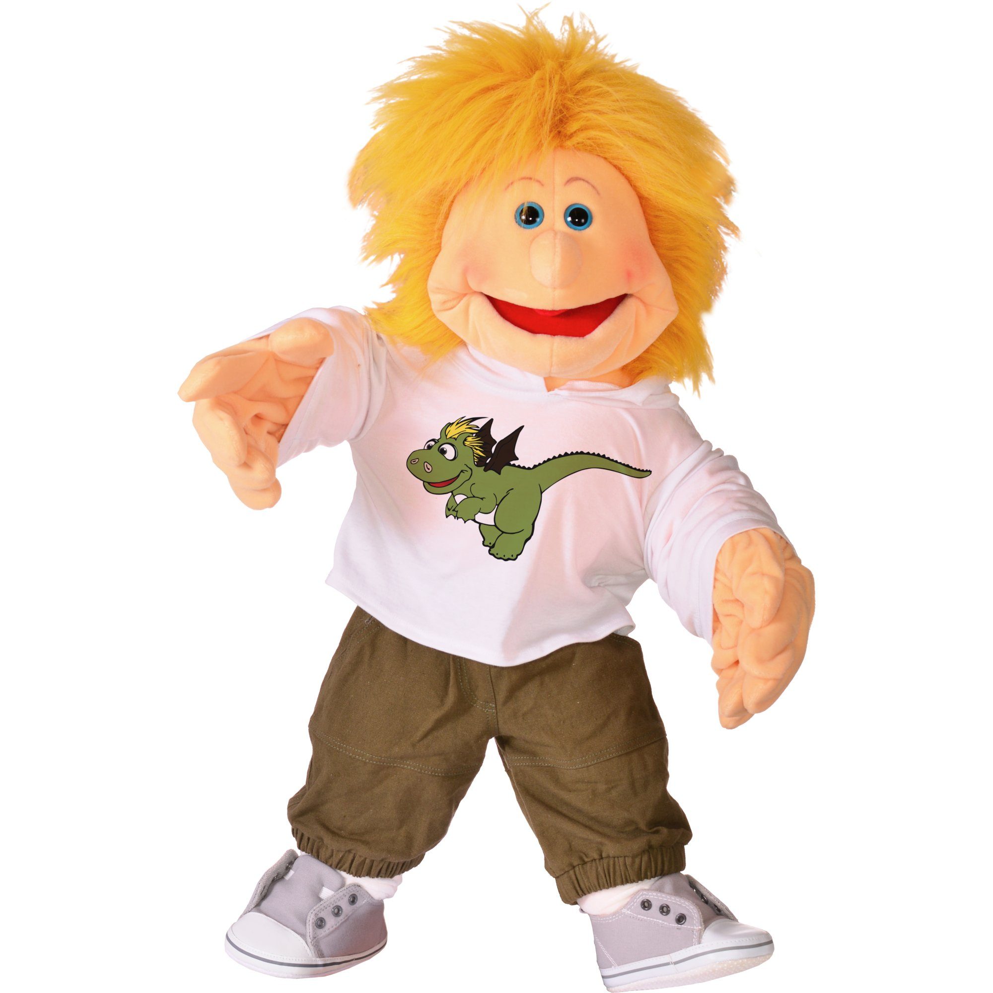 Living Puppets Handpuppe Living Puppets Handpuppe Laurenz W827 (Packung), Sehr gut geeignet um Geschichten zu erzählen