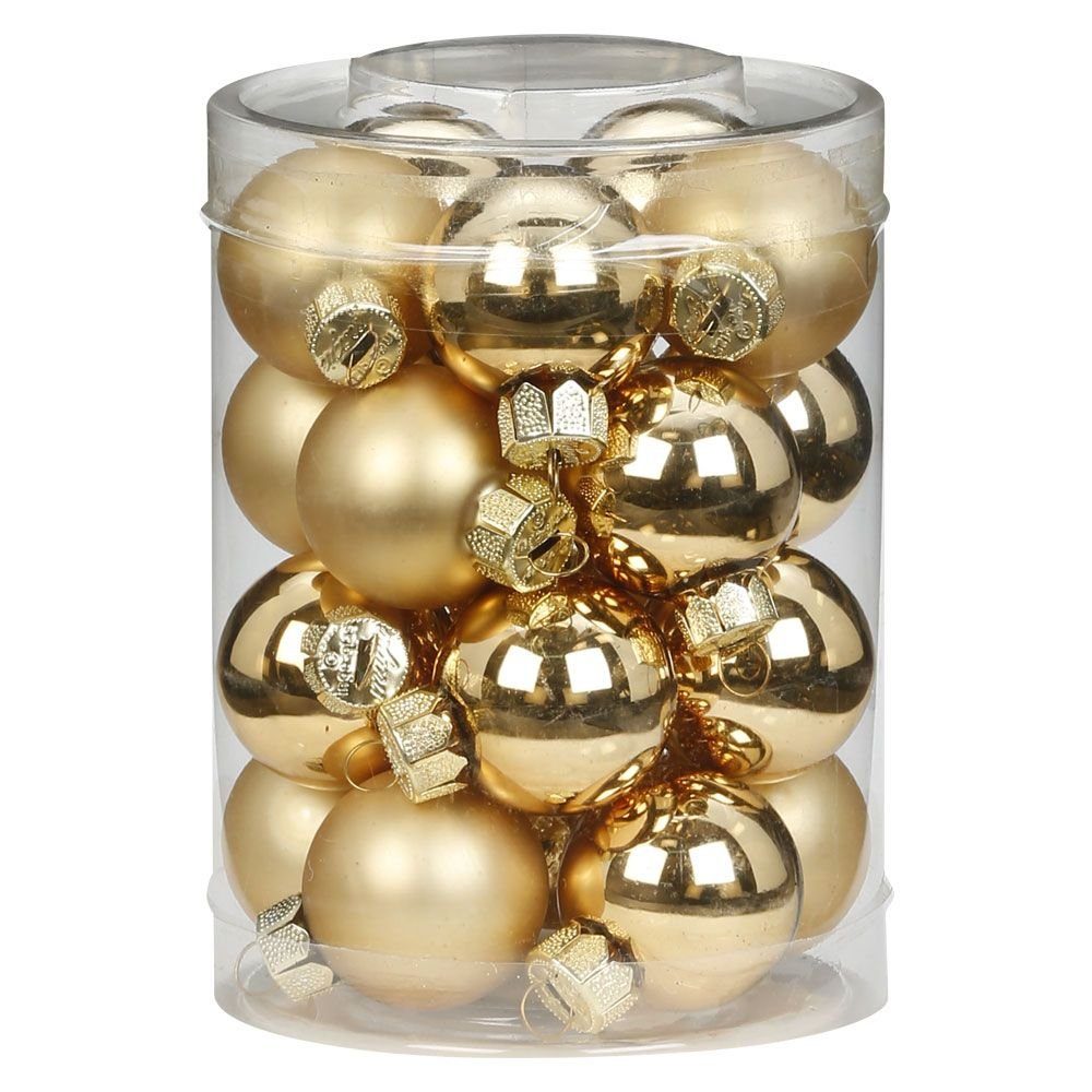 MAGIC by Inge Christbaumschmuck, Weihnachtskugeln Glas 3cm, 20 Stück