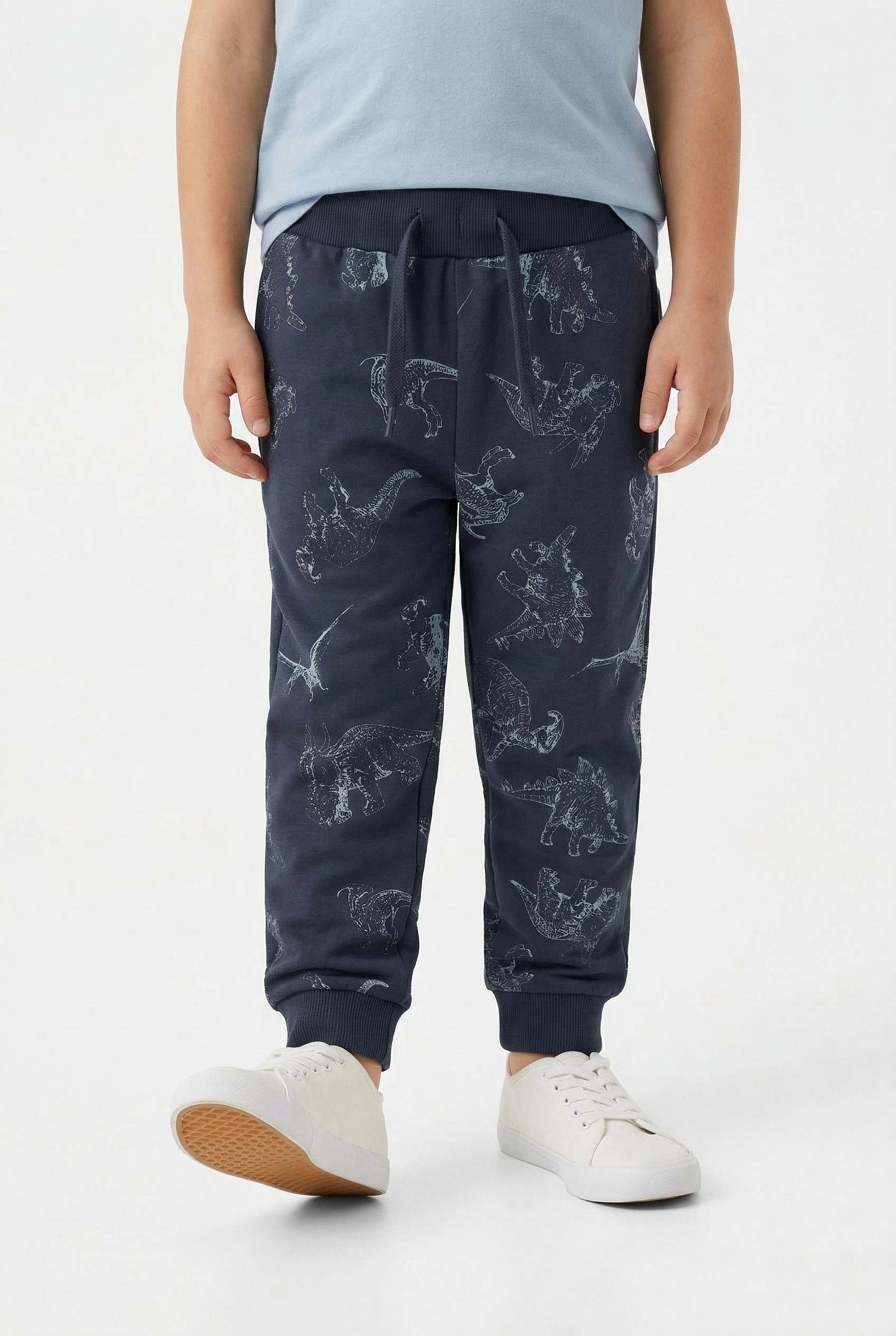 Name It Sweatpants NMMVARON für Jungen mit Tunnelzug und Markenlabel bedruckt, casual, normal, Baumwolle, ohne Kragen