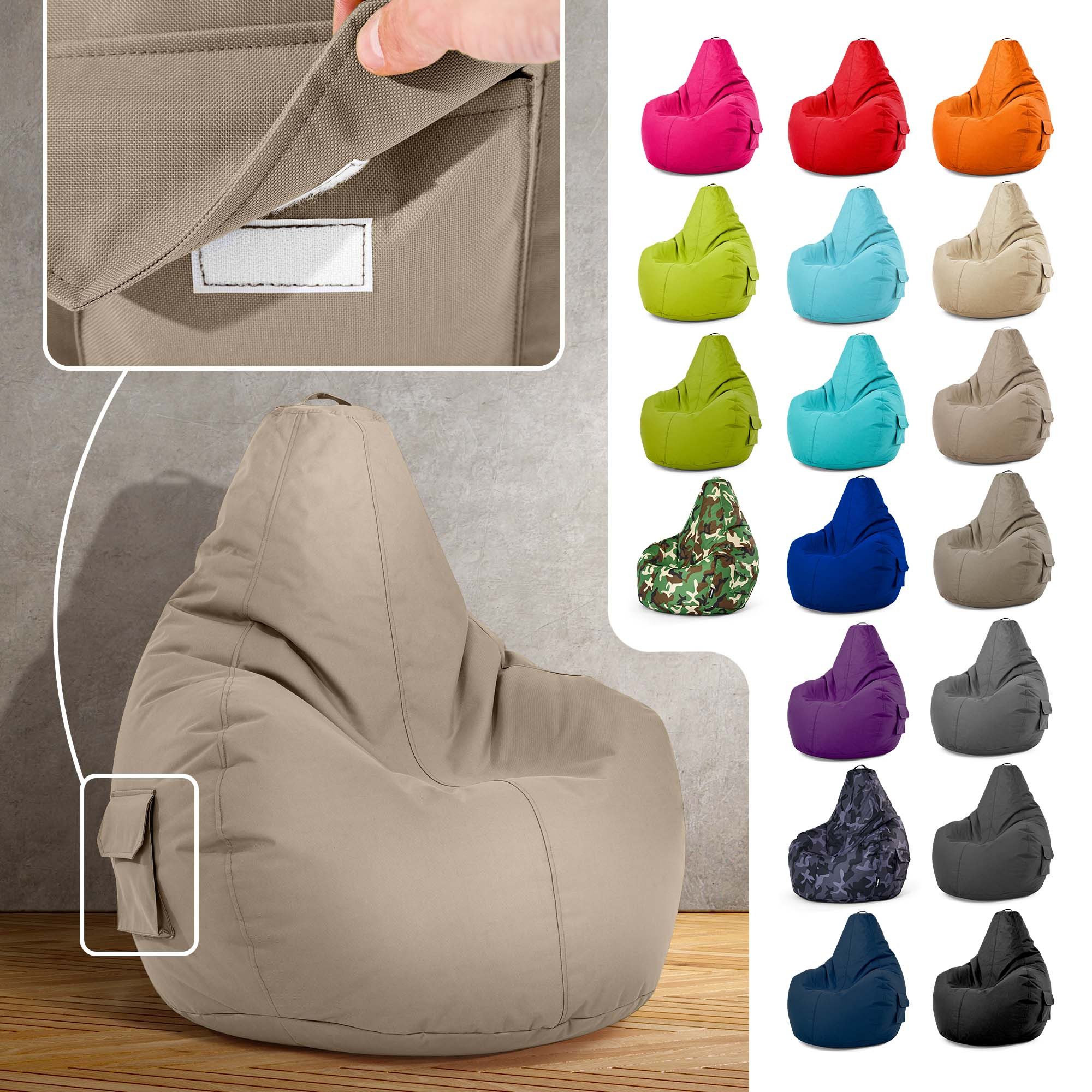 Green Bean Sitzsack Gaming Sitzsack Lounge Chair Cozy (Sitzsack mit Rückenl günstig online kaufen